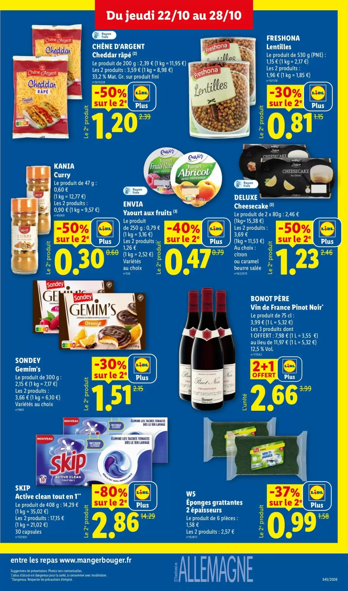 Prospectus promotionnel Lidl valable à partir du 22/10/2026 - Page 19.