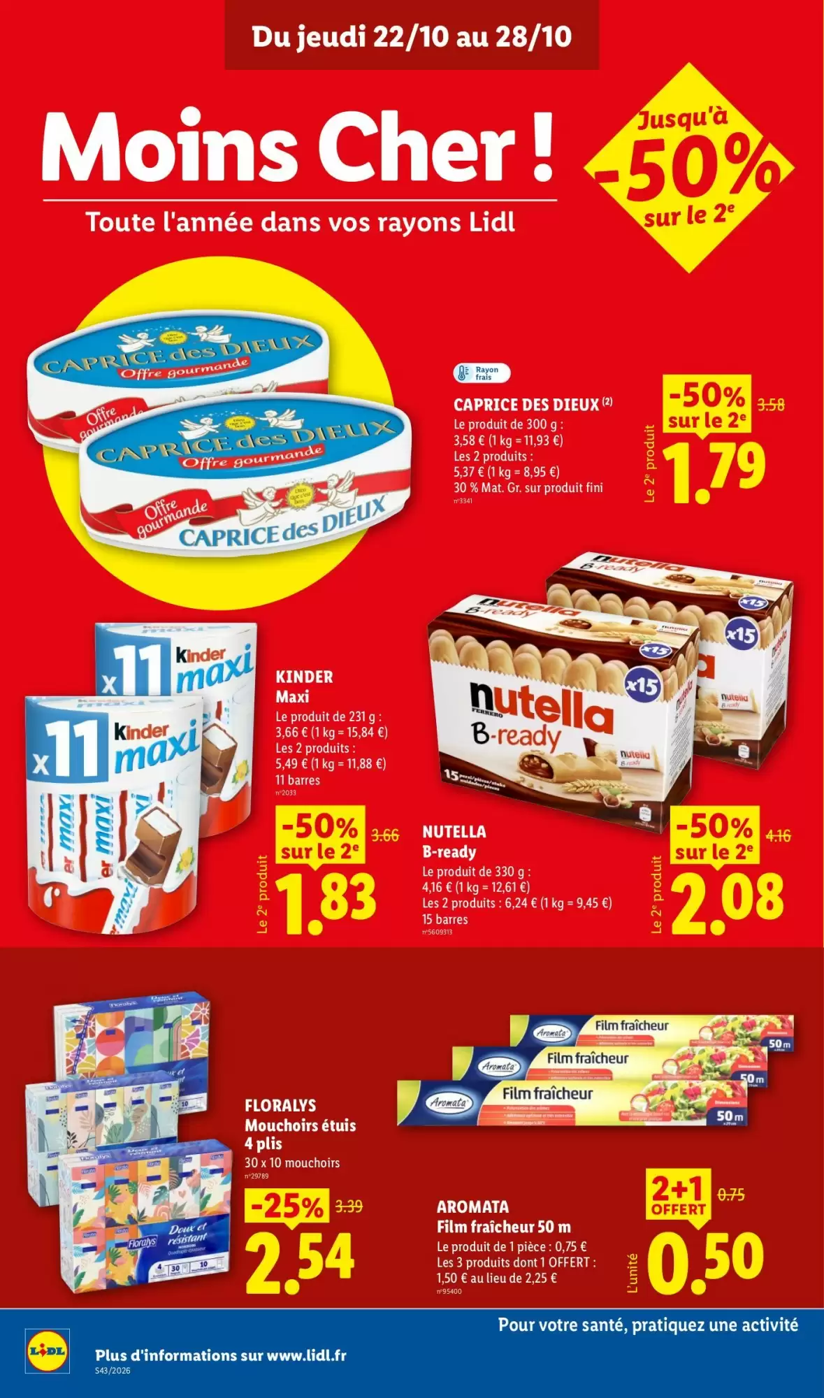 Prospectus promotionnel Lidl valable à partir du 22/10/2026 - Page 20.