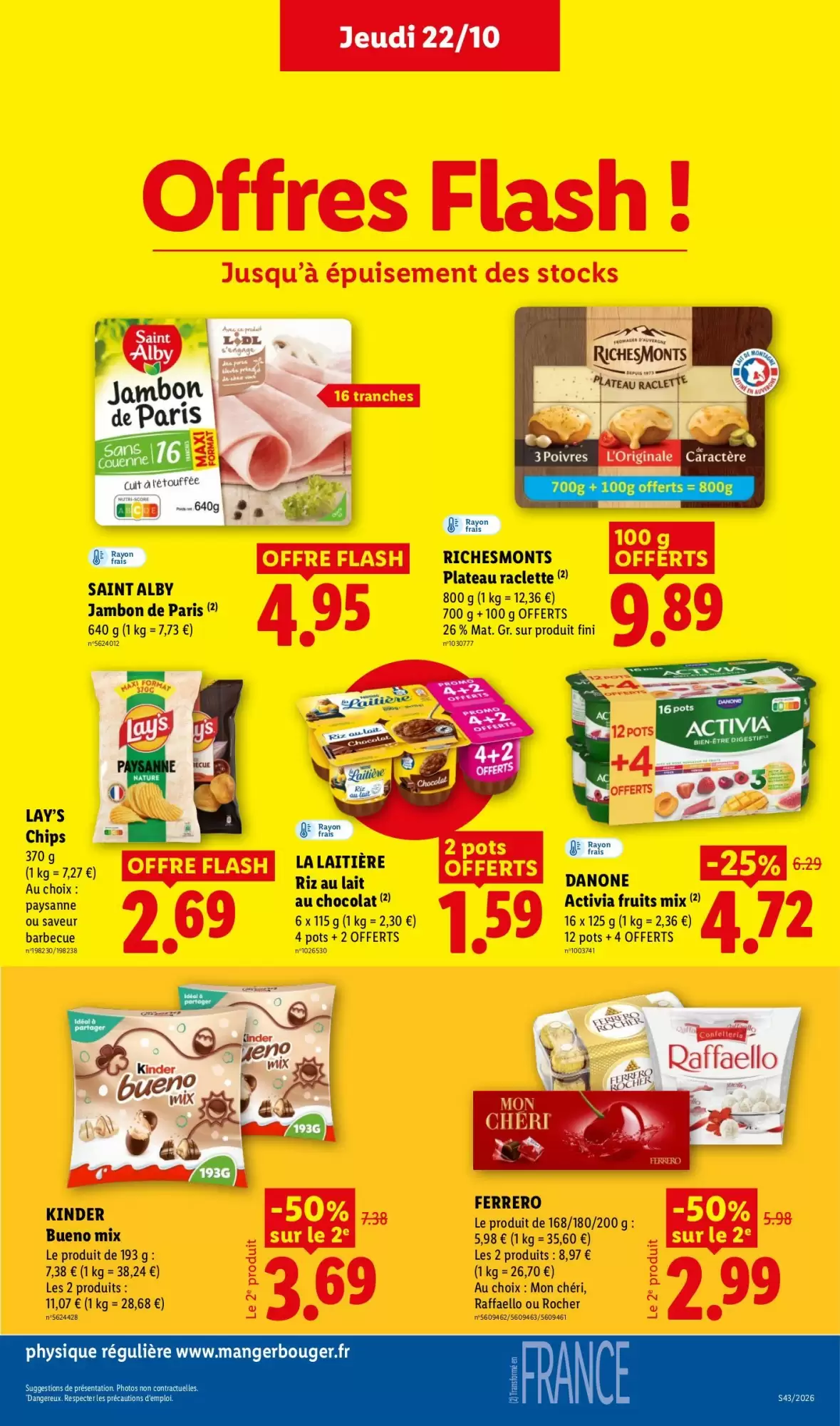 Prospectus promotionnel Lidl valable à partir du 22/10/2026 - Page 21.