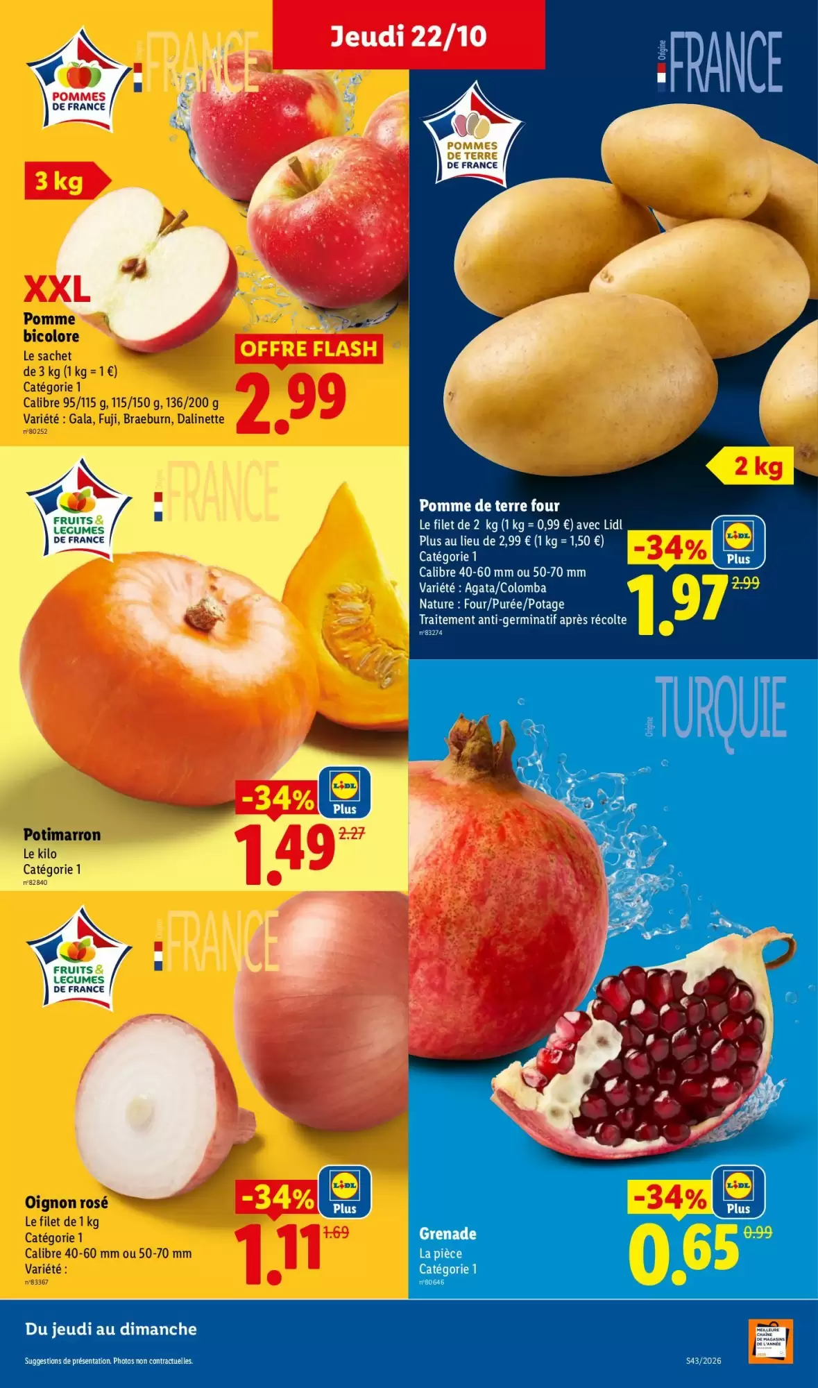Prospectus promotionnel Lidl valable à partir du 22/10/2026 - Page 3.