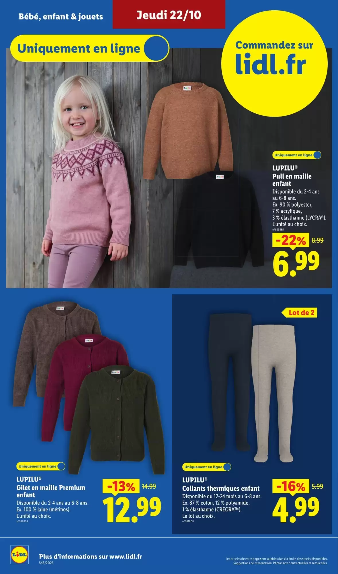 Prospectus promotionnel Lidl valable à partir du 22/10/2026 - Page 36.