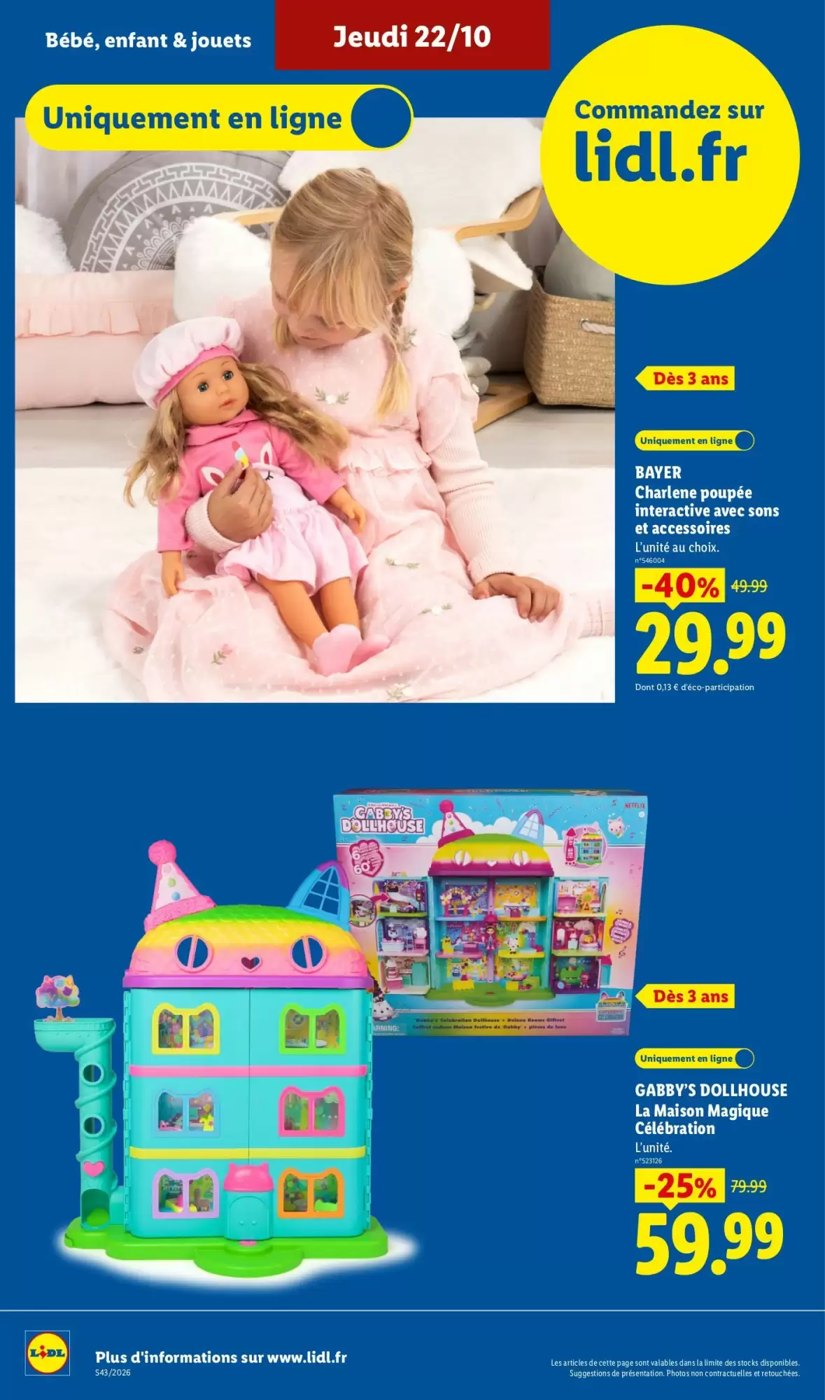 Prospectus promotionnel Lidl valable à partir du 22/10/2026 - Page 38.