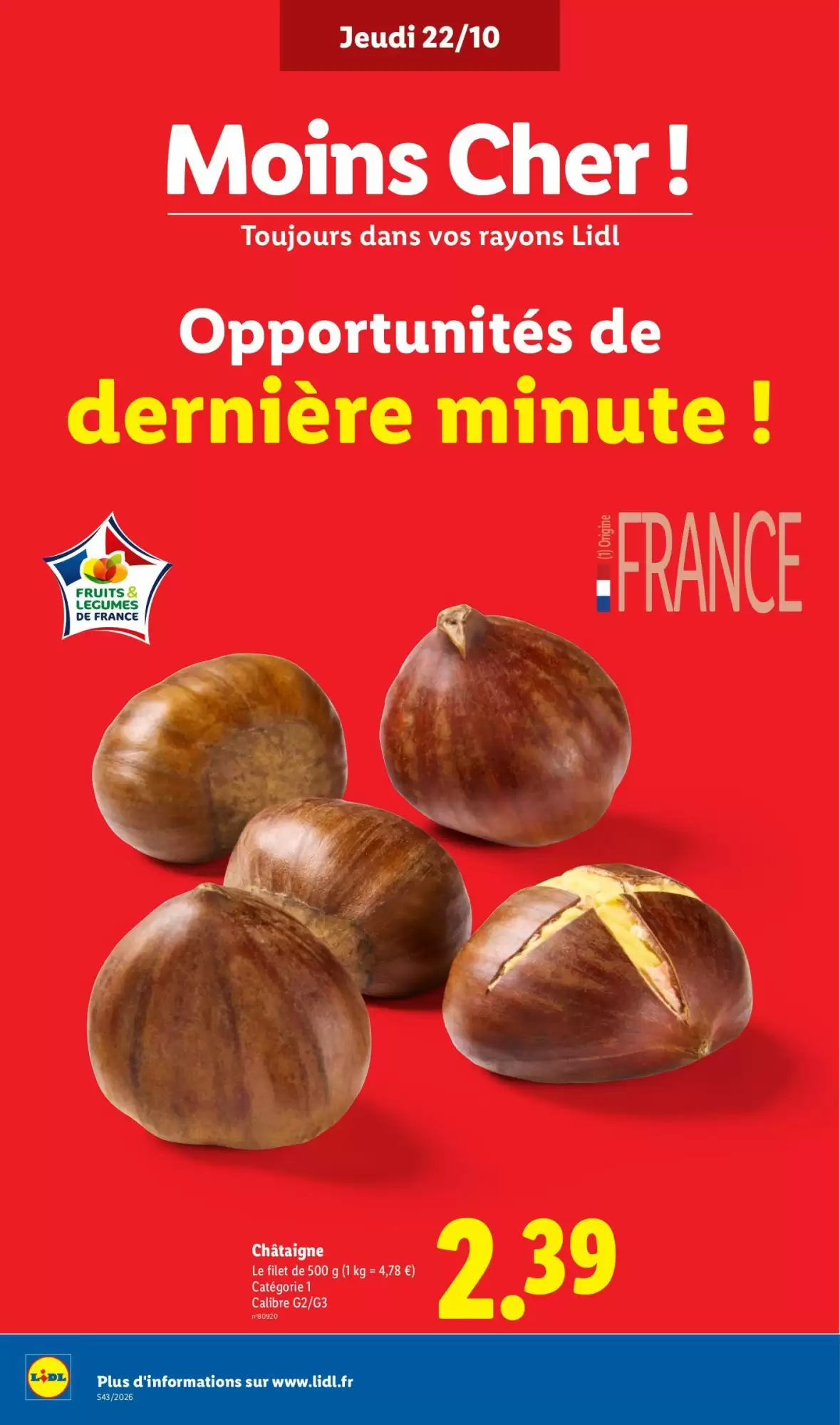 Prospectus promotionnel Lidl valable à partir du 22/10/2026 - Page 4.