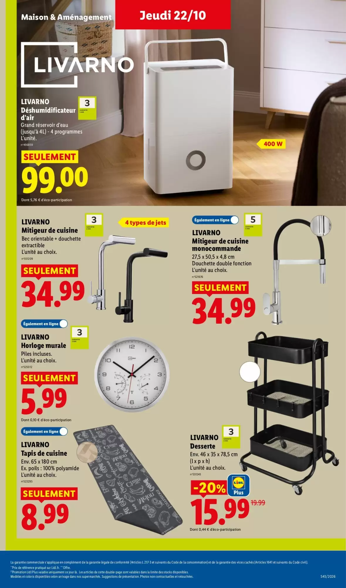 Prospectus promotionnel Lidl valable à partir du 22/10/2026 - Page 41.