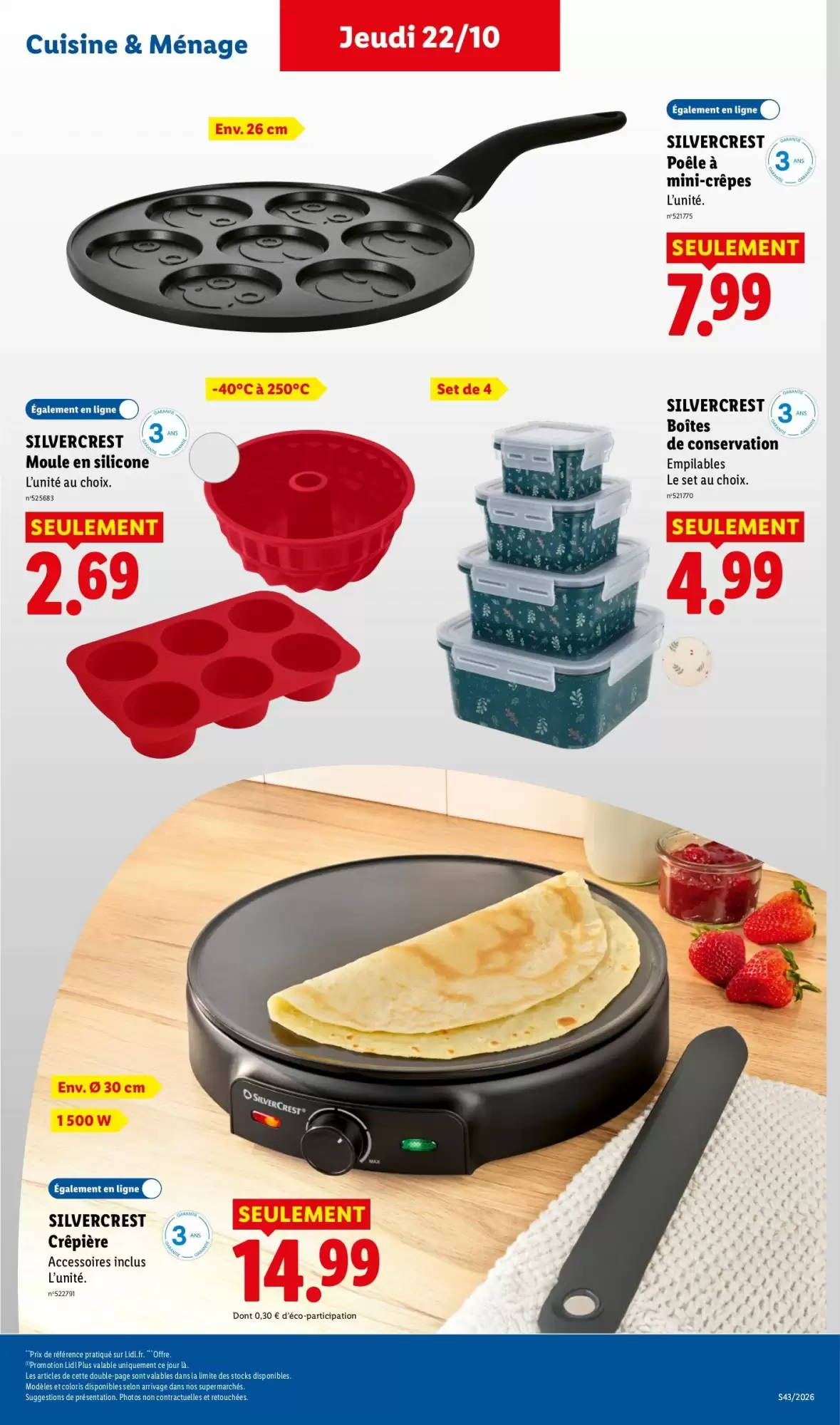 Prospectus promotionnel Lidl valable à partir du 22/10/2026 - Page 45.