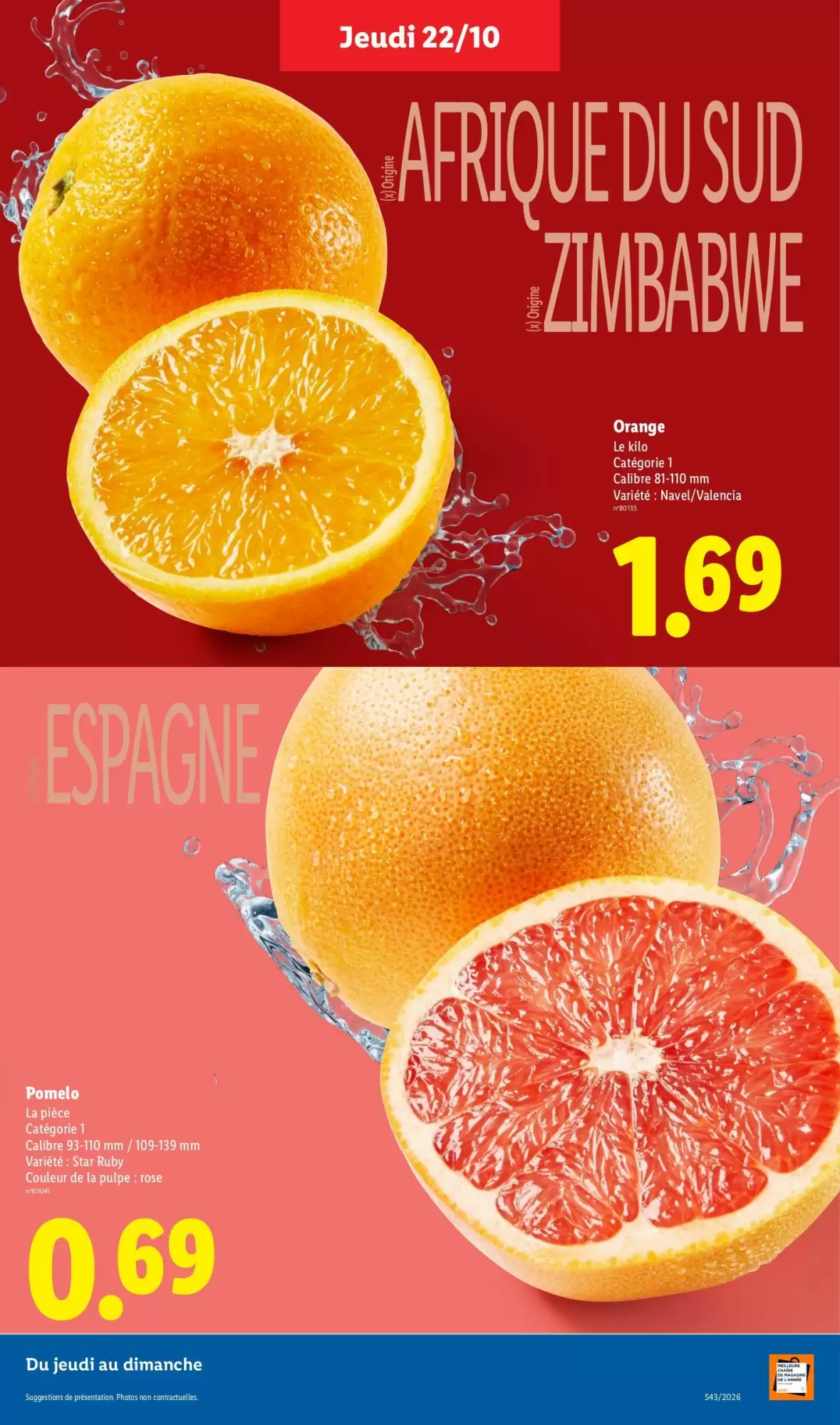 Prospectus promotionnel Lidl valable à partir du 22/10/2026 - Page 5.