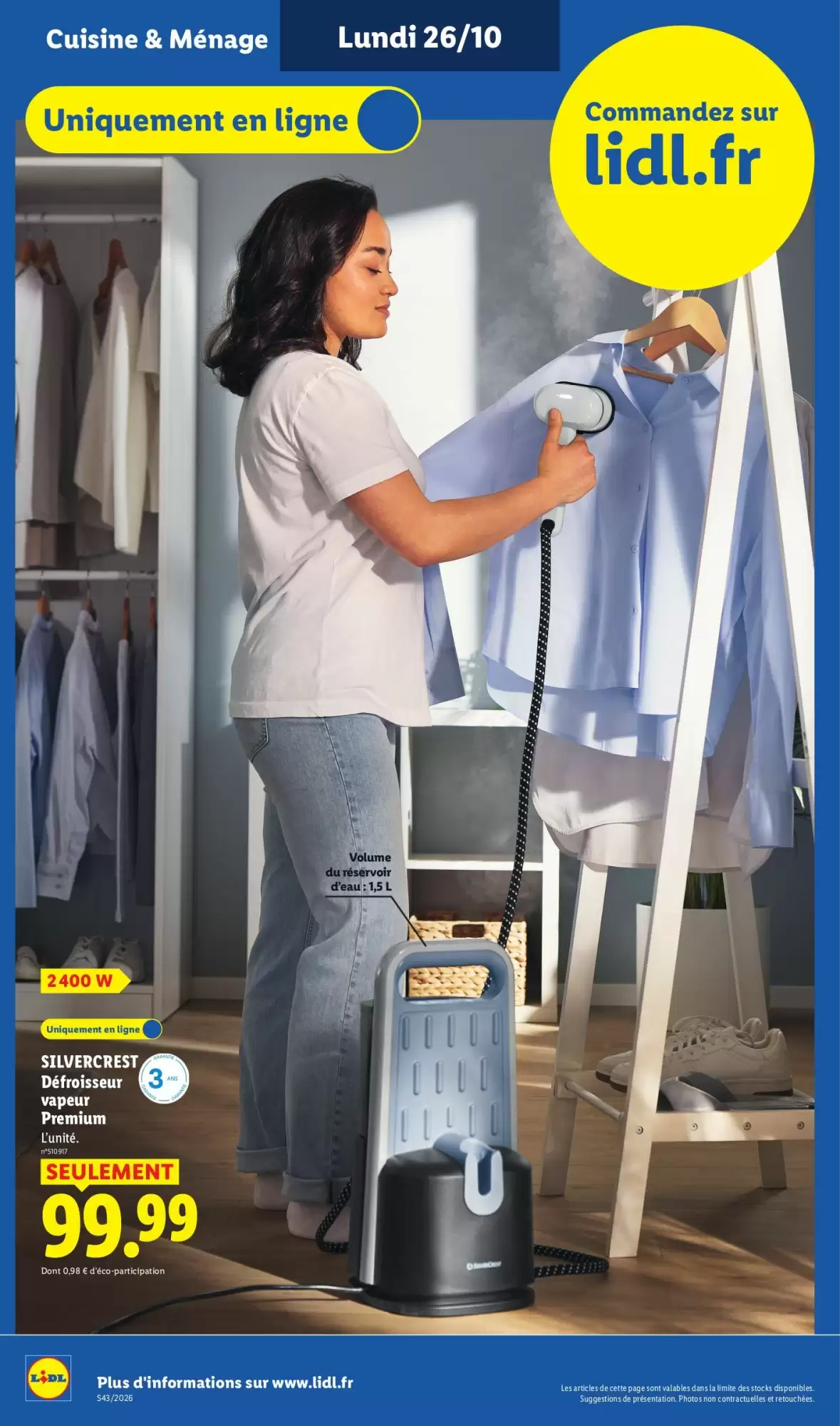 Prospectus promotionnel Lidl valable à partir du 22/10/2026 - Page 50.