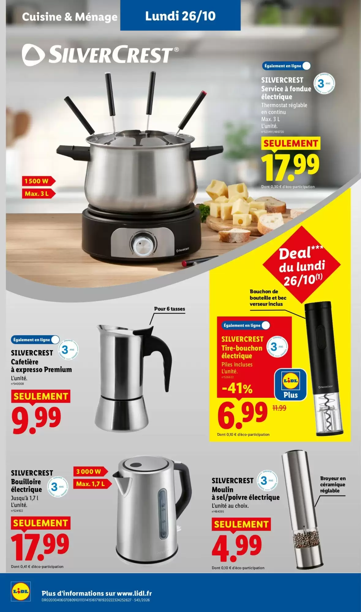 Prospectus promotionnel Lidl valable à partir du 22/10/2026 - Page 58.