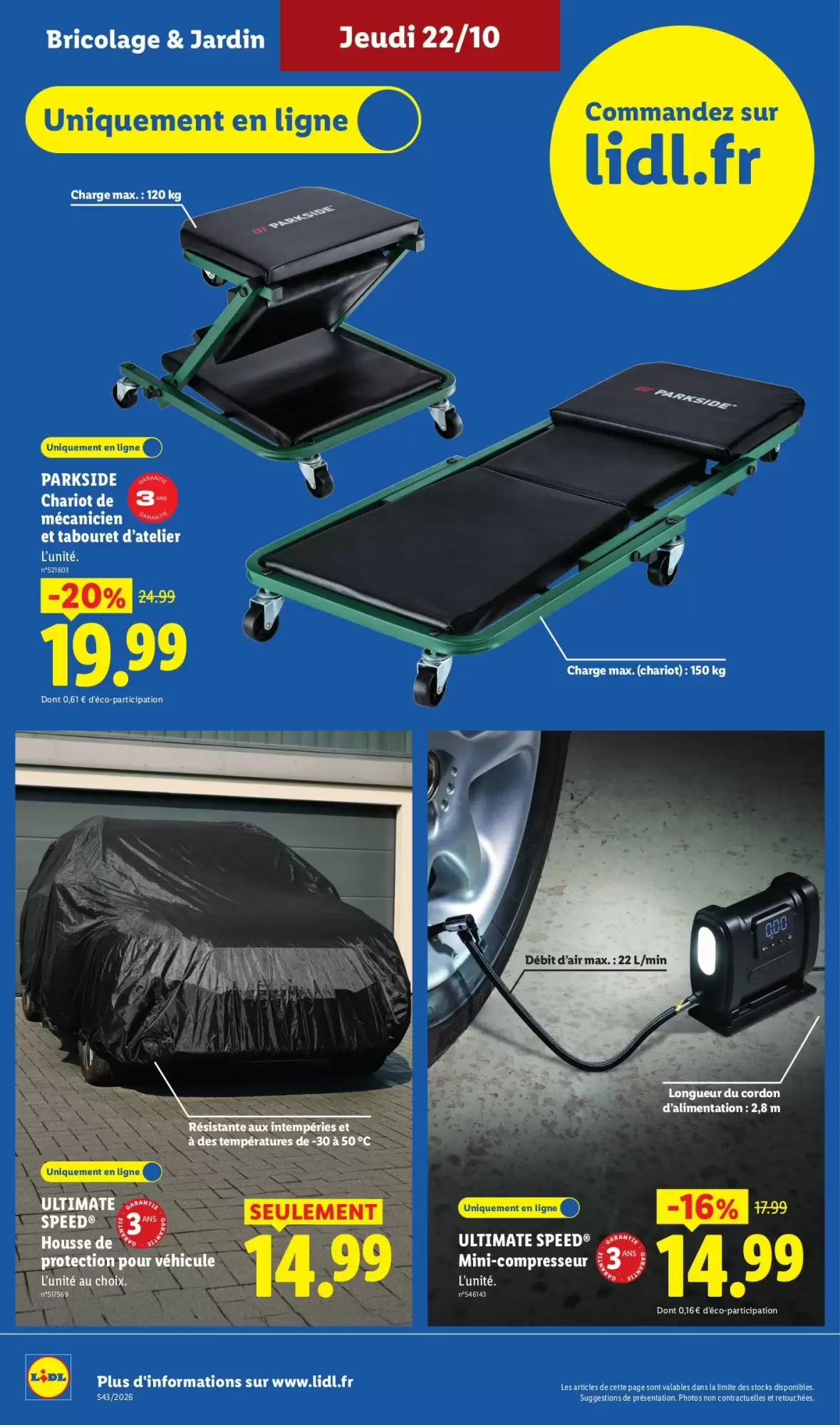 Prospectus promotionnel Lidl valable à partir du 22/10/2026 - Page 6.
