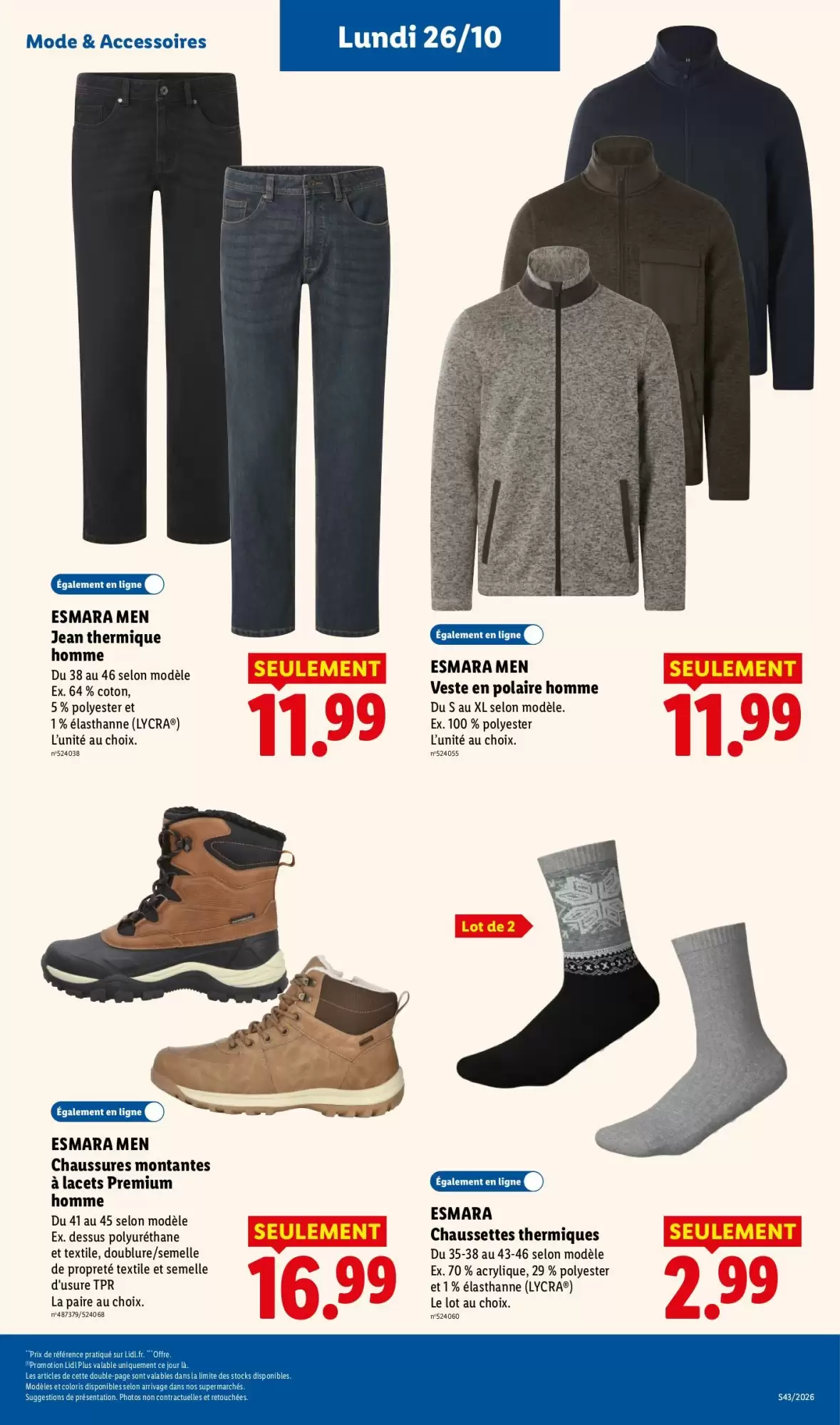 Prospectus promotionnel Lidl valable à partir du 22/10/2026 - Page 61.