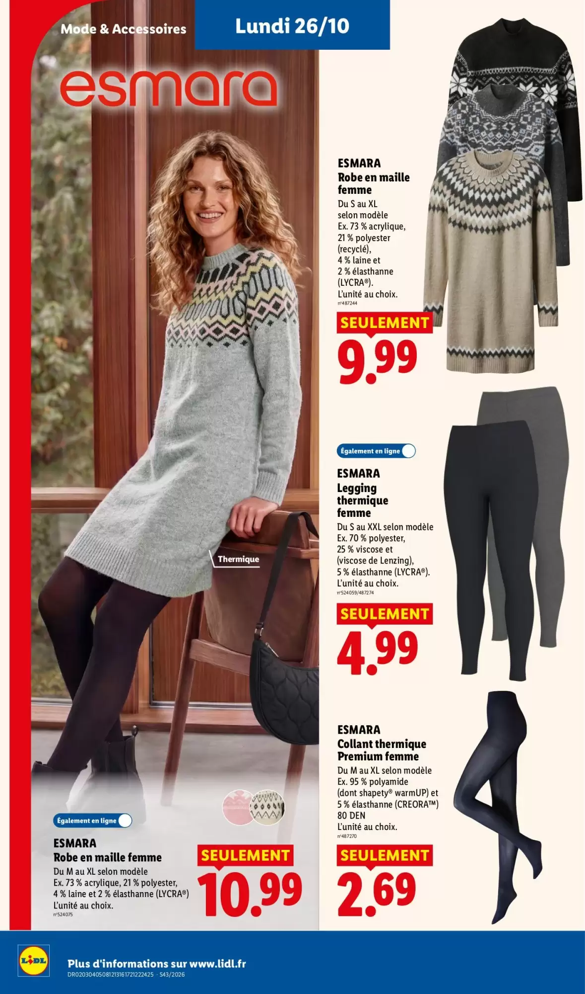 Prospectus promotionnel Lidl valable à partir du 22/10/2026 - Page 62.