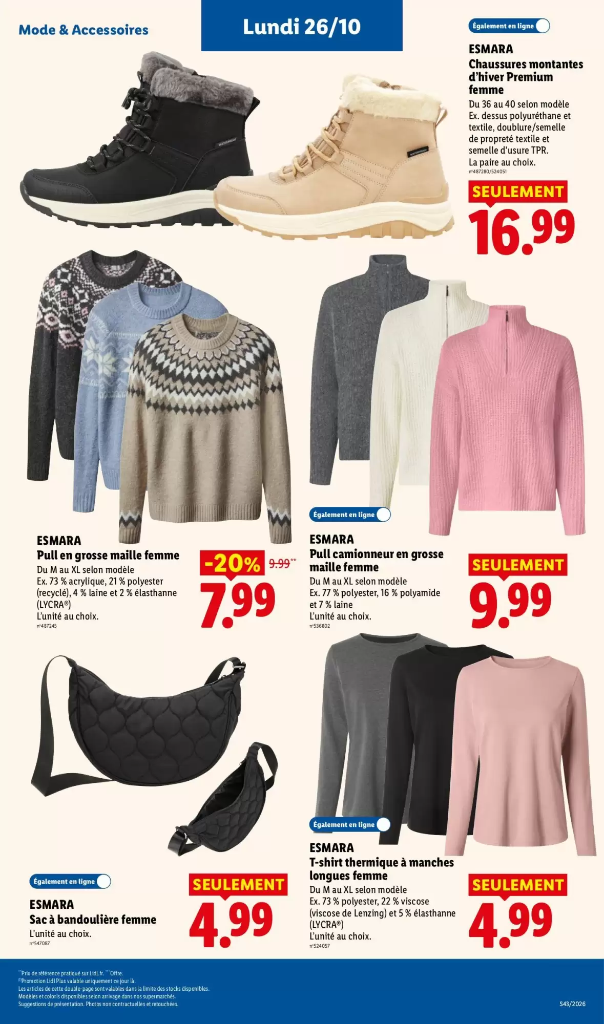 Prospectus promotionnel Lidl valable à partir du 22/10/2026 - Page 63.