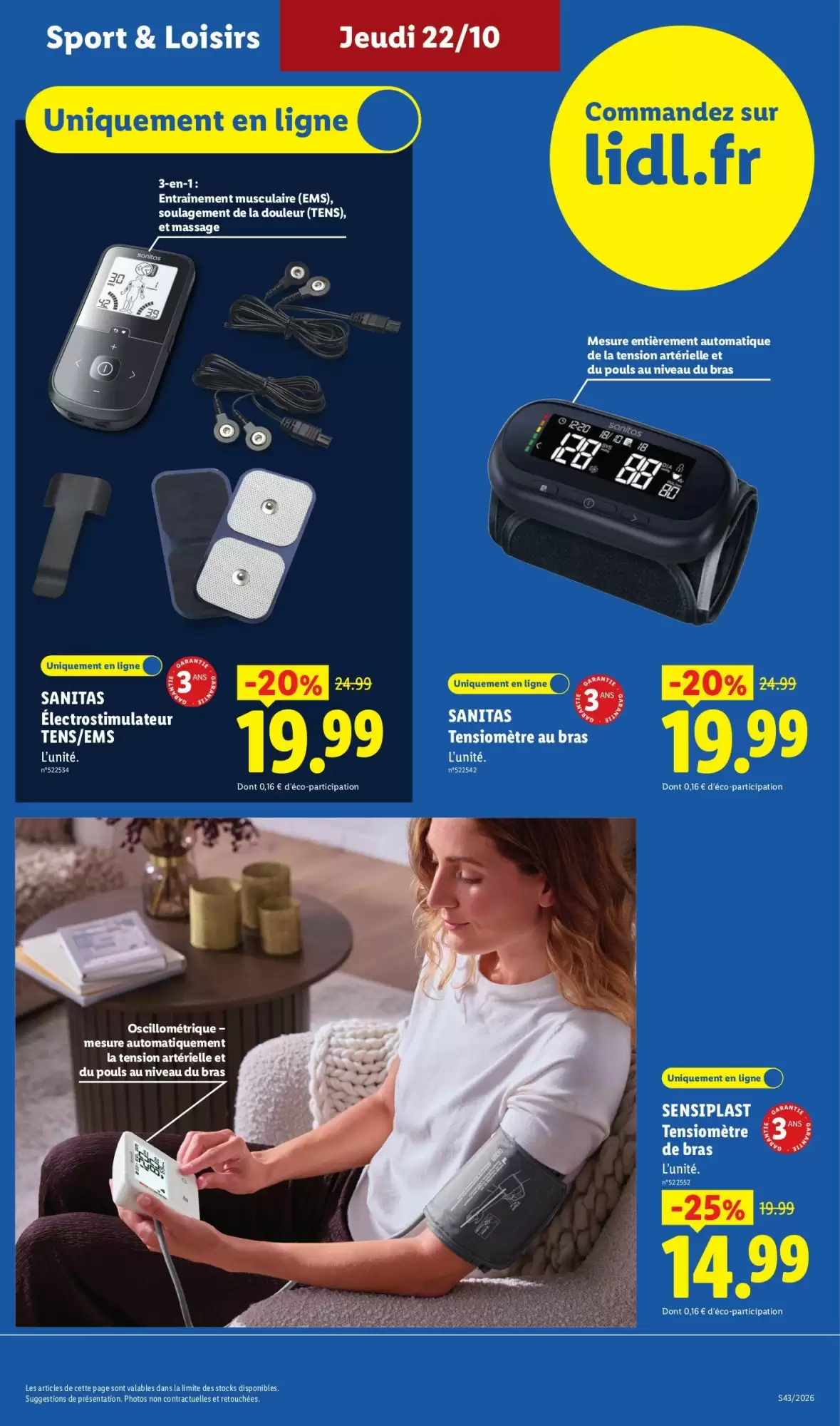 Prospectus promotionnel Lidl valable à partir du 22/10/2026 - Page 7.