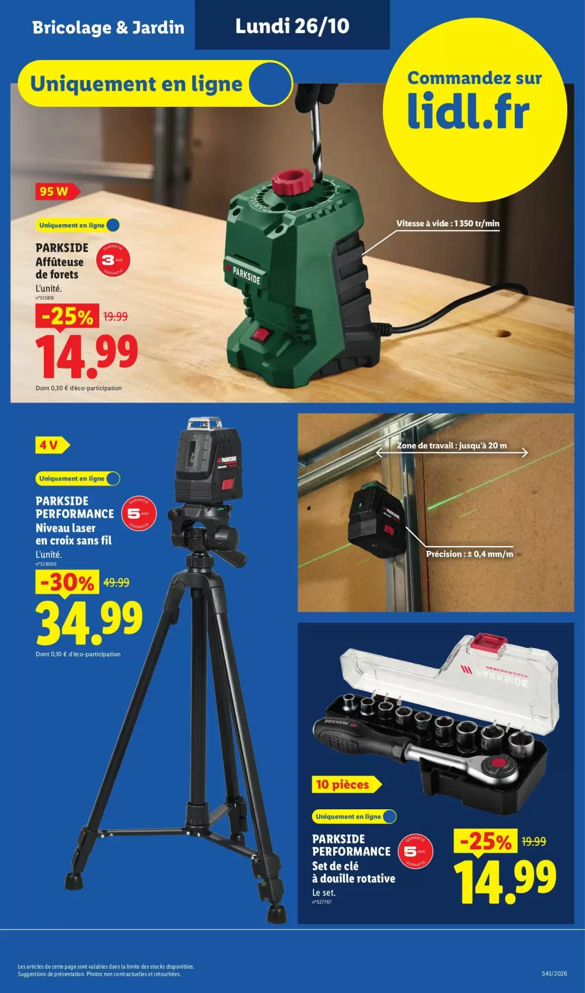 Prospectus promotionnel Lidl valable à partir du 22/10/2026 - Page 9.