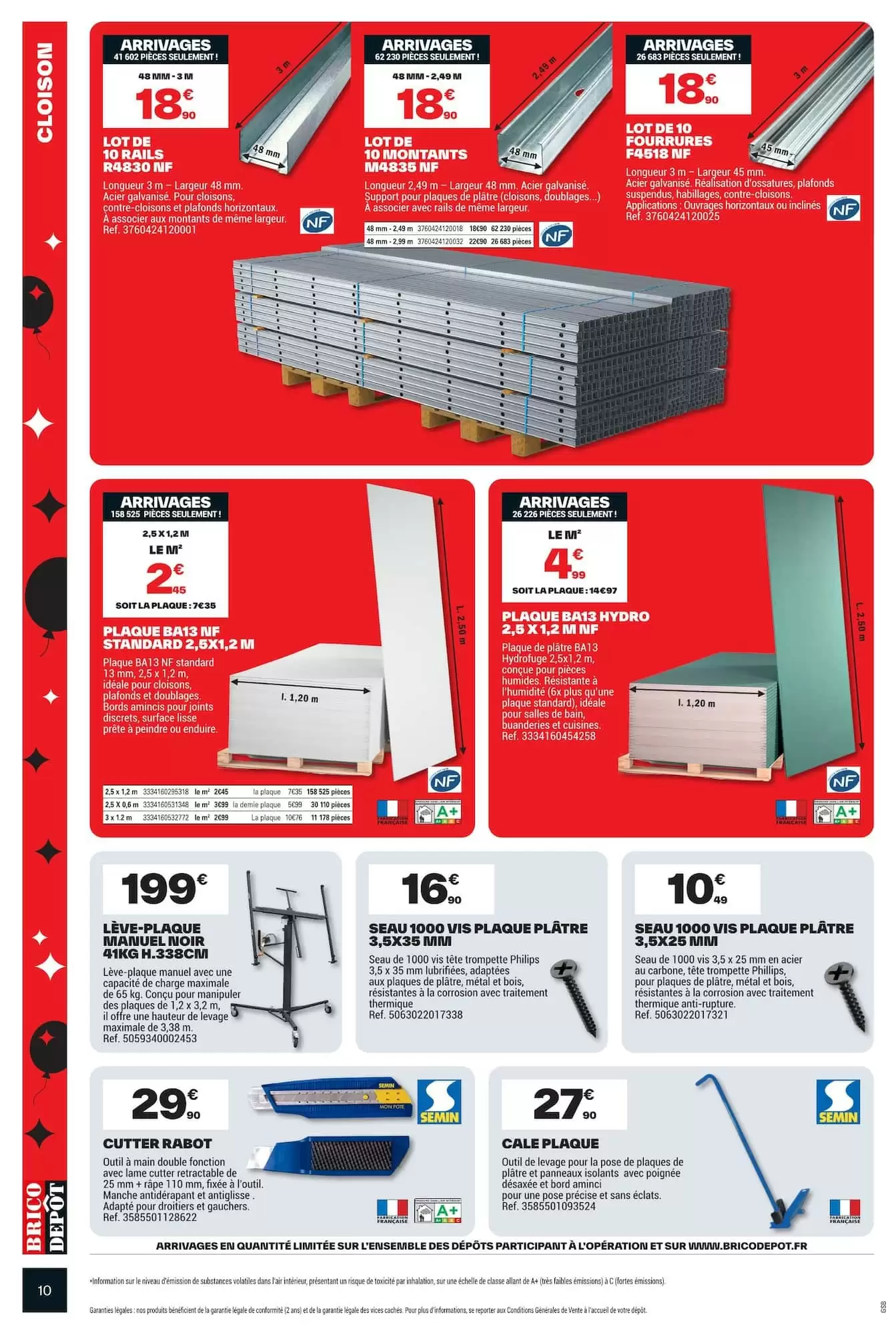 Prospectus promotionnel Brico Dépôt valable à partir du 23/10/2026 - Page 10.