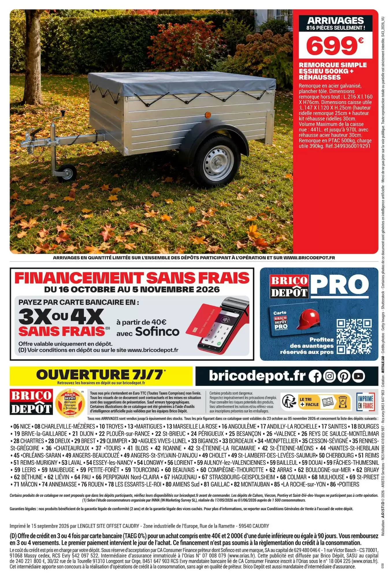 Prospectus promotionnel Brico Dépôt valable à partir du 23/10/2026 - Page 12.