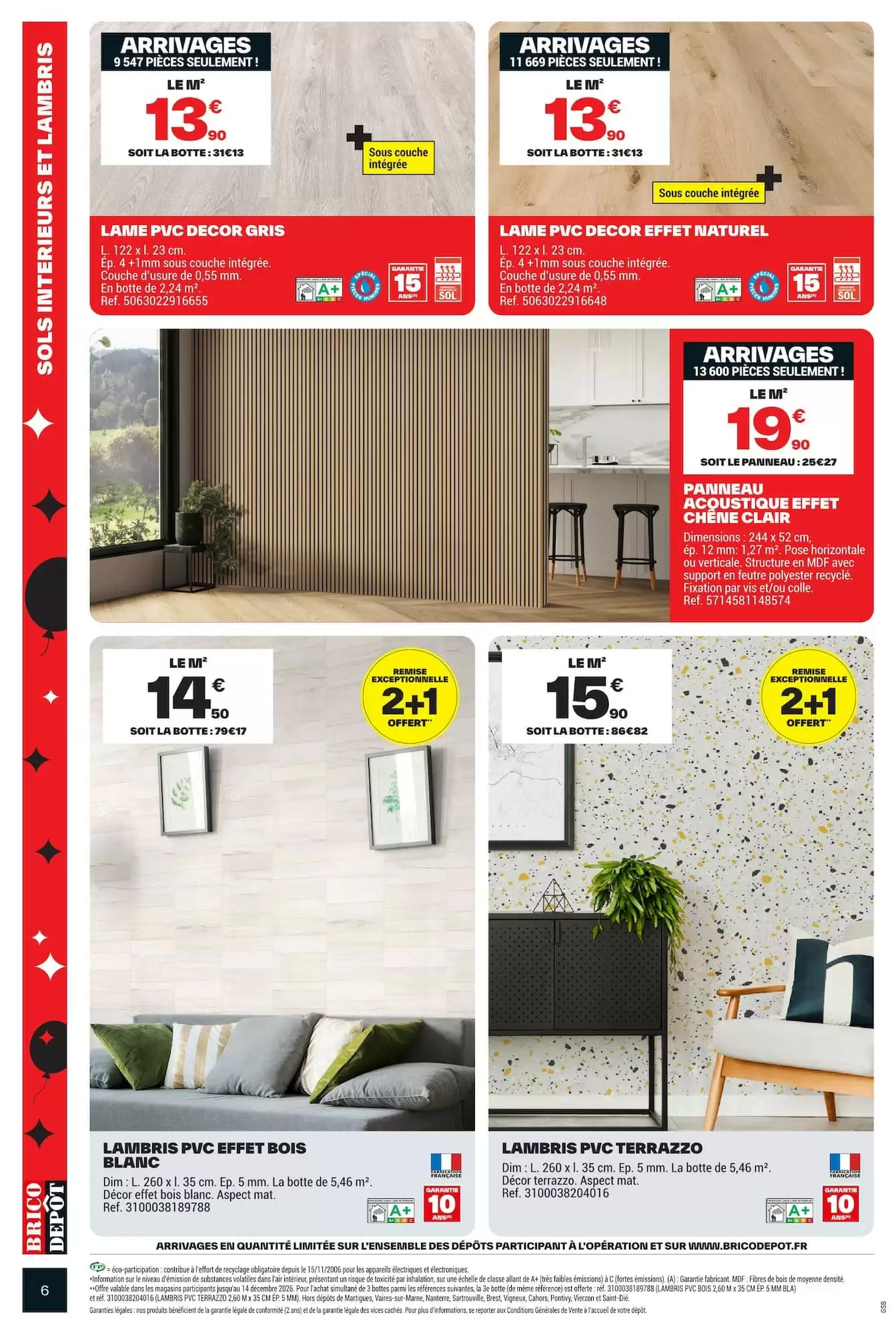 Prospectus promotionnel Brico Dépôt valable à partir du 23/10/2026 - Page 6.