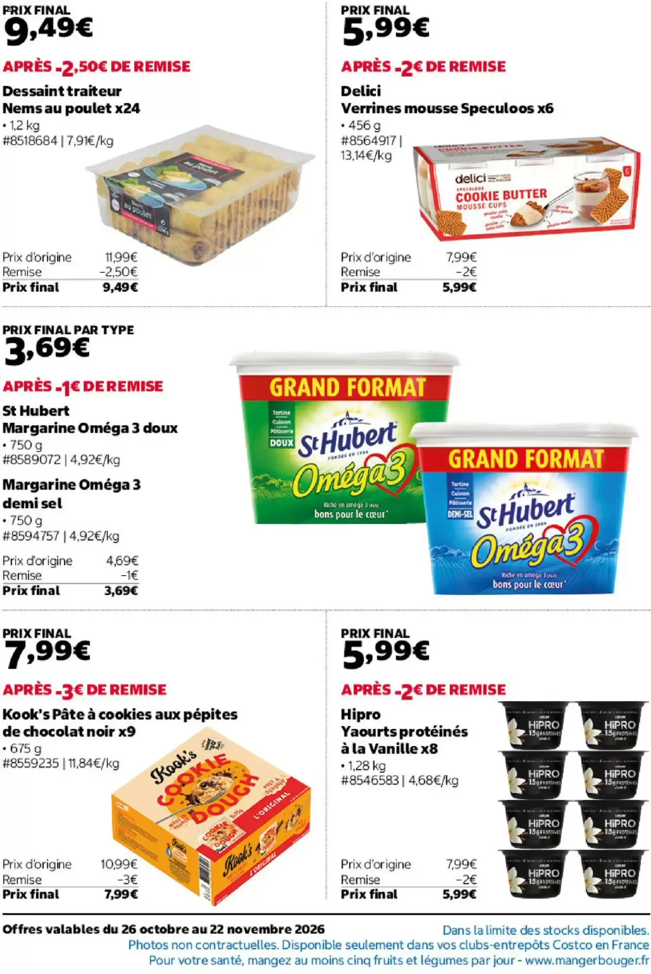Prospectus promotionnel Costco valable à partir du 26/10/2026 - Page 10.