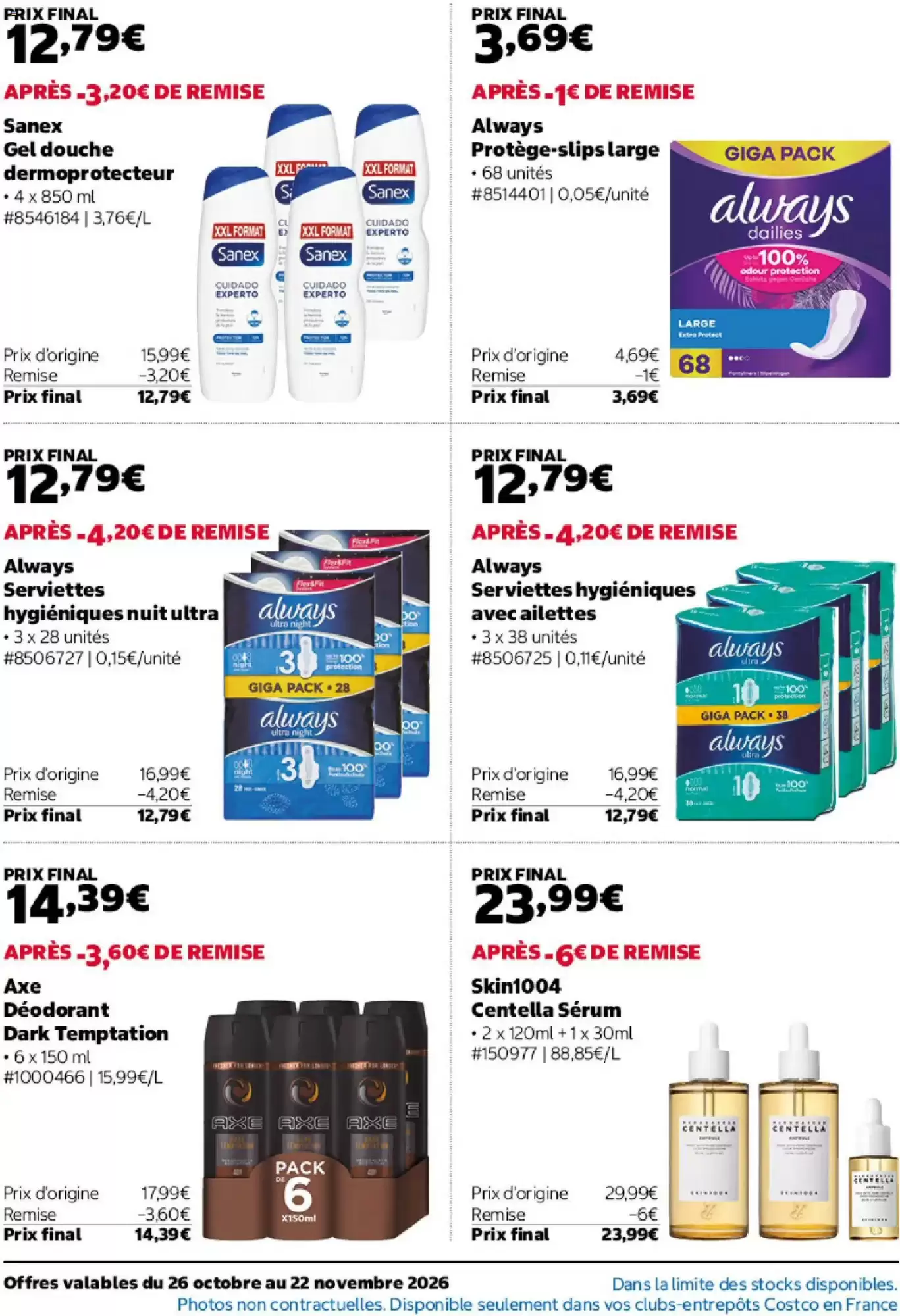 Prospectus promotionnel Costco valable à partir du 26/10/2026 - Page 18.