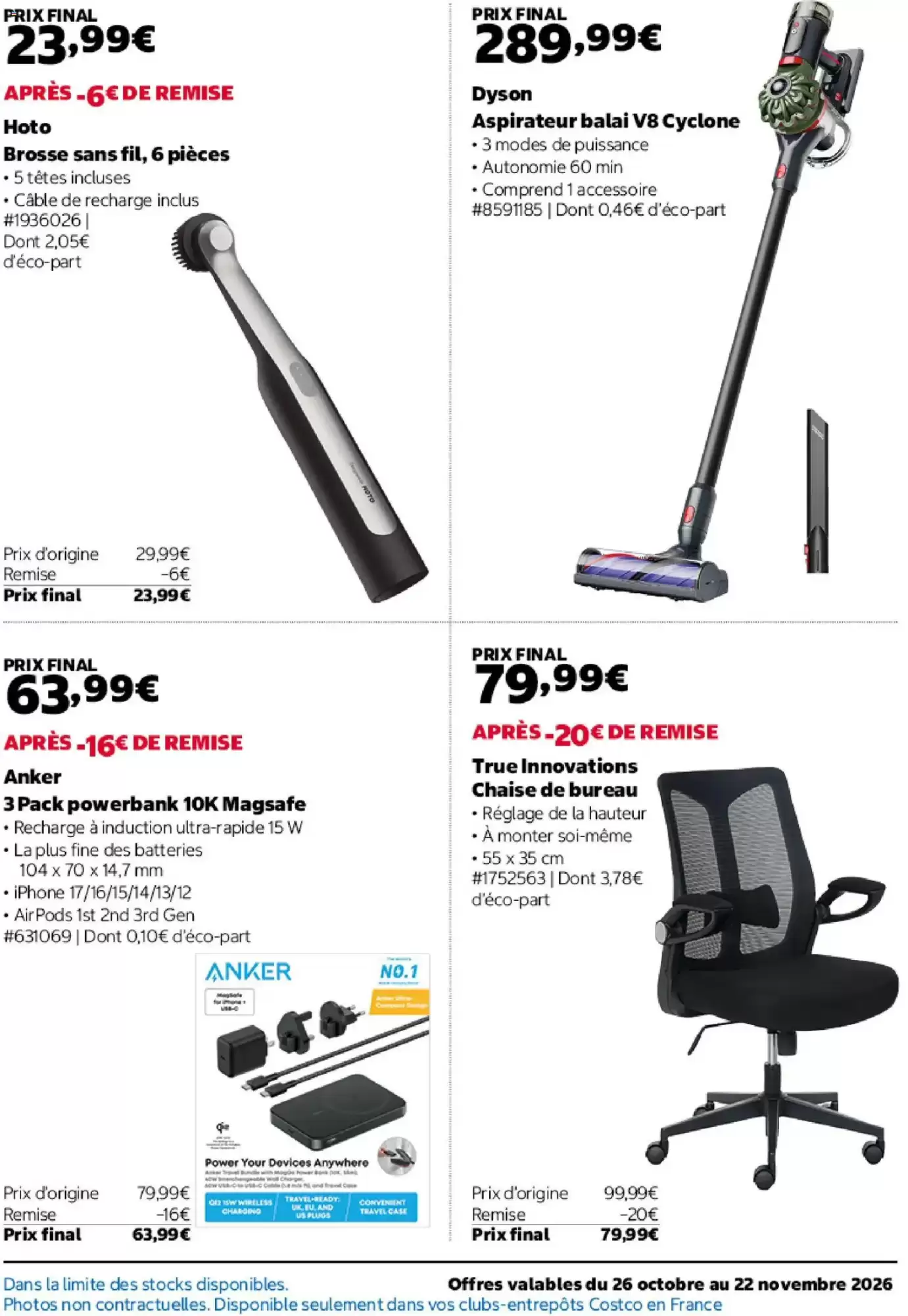 Prospectus promotionnel Costco valable à partir du 26/10/2026 - Page 3.