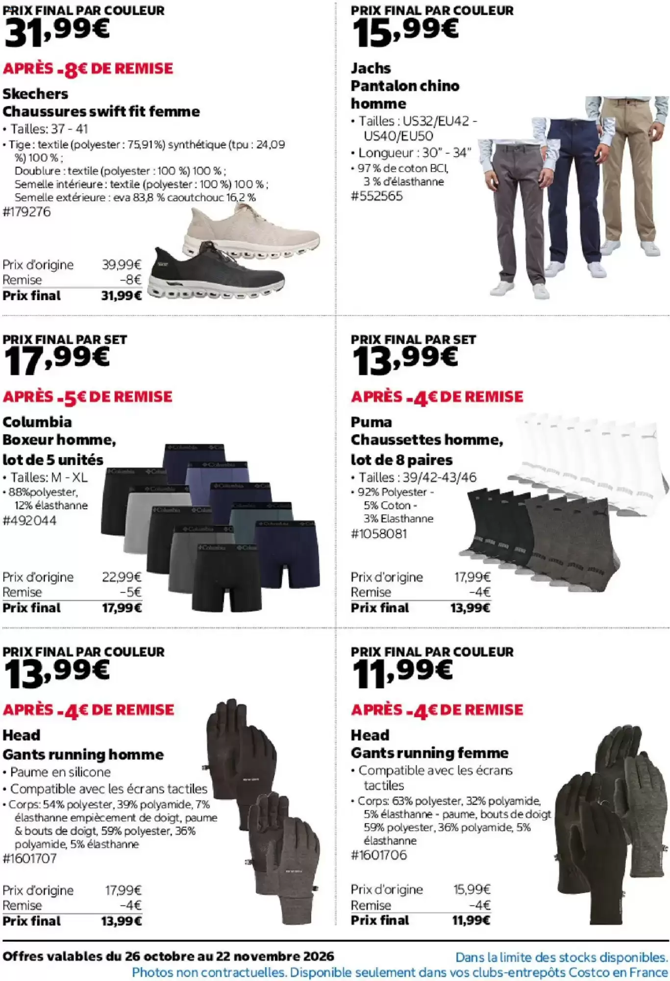 Prospectus promotionnel Costco valable à partir du 26/10/2026 - Page 4.