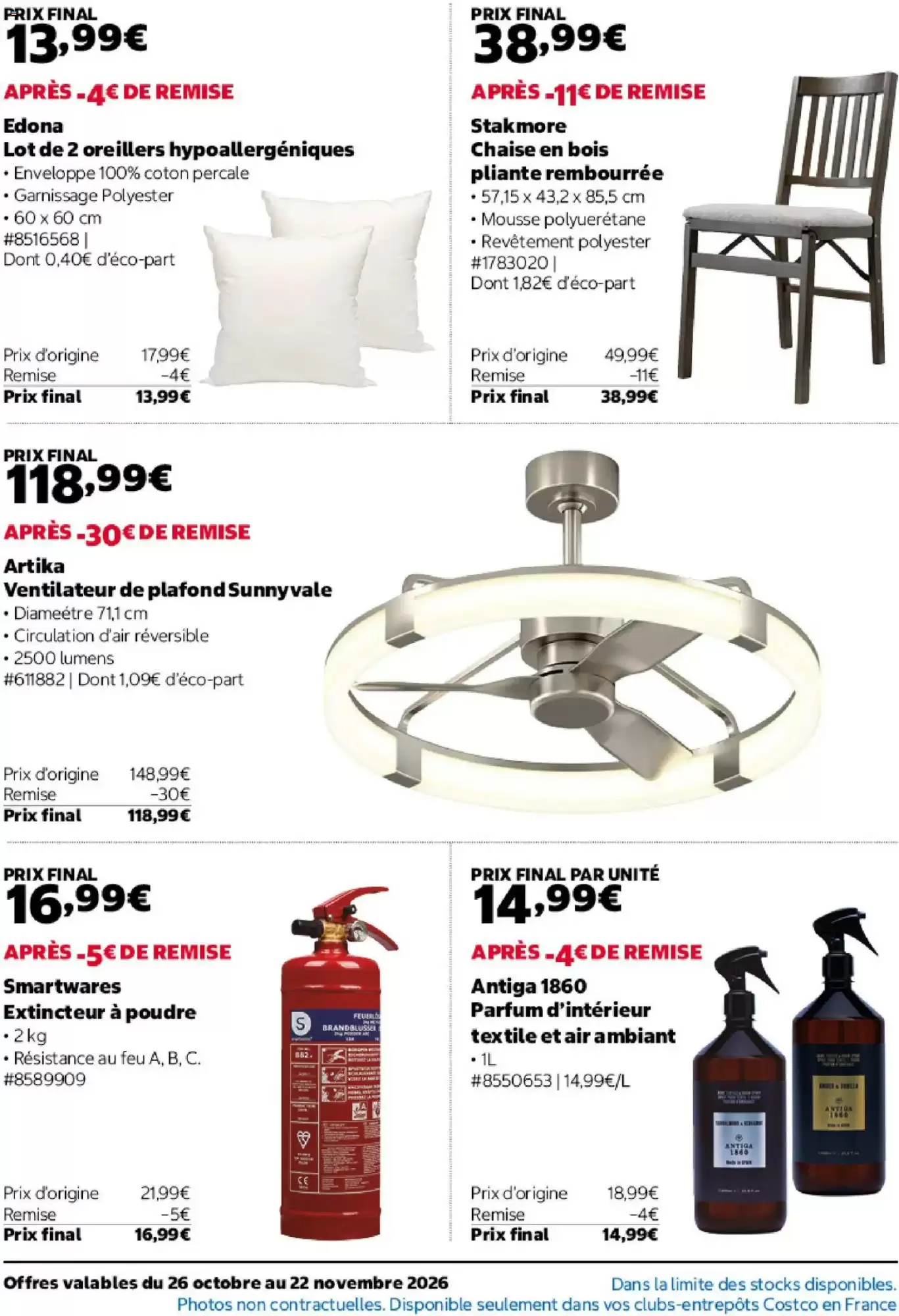 Prospectus promotionnel Costco valable à partir du 26/10/2026 - Page 6.