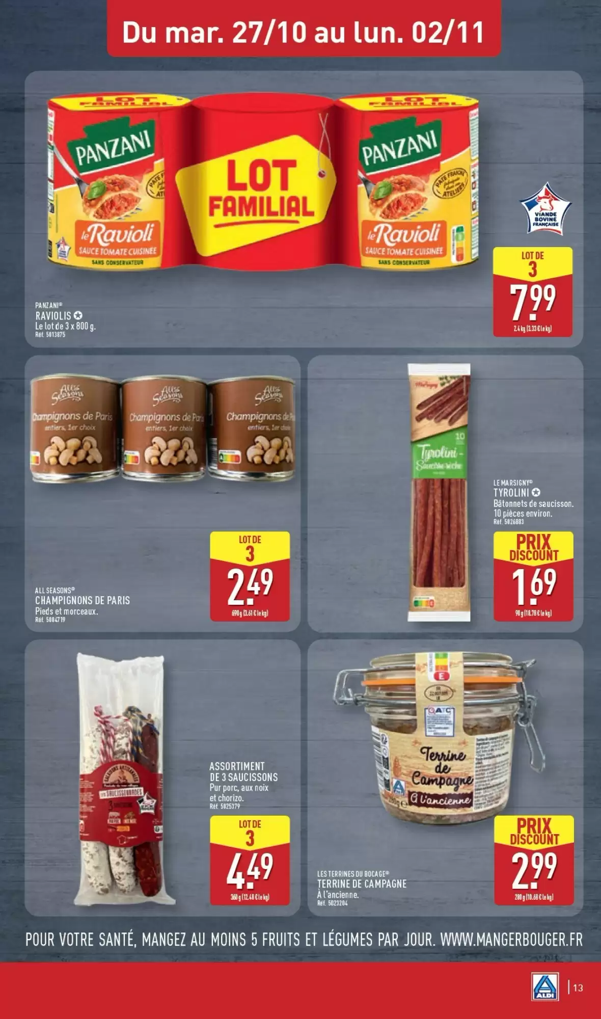 Prospectus promotionnel ALDI valable à partir du 27/10/2026 - Page 15.
