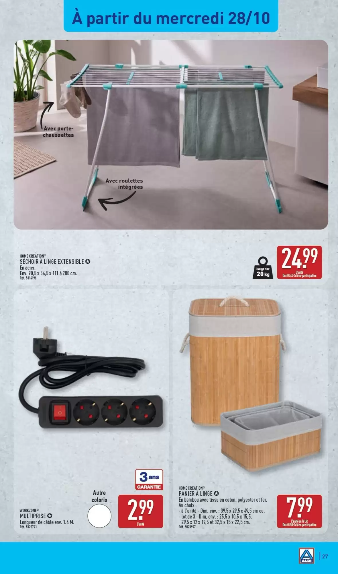Prospectus promotionnel ALDI valable à partir du 27/10/2026 - Page 29.