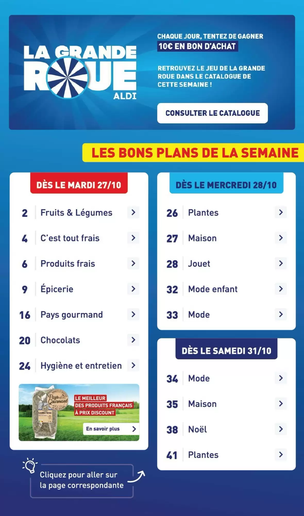 Prospectus promotionnel ALDI valable à partir du 27/10/2026 - Page 3.
