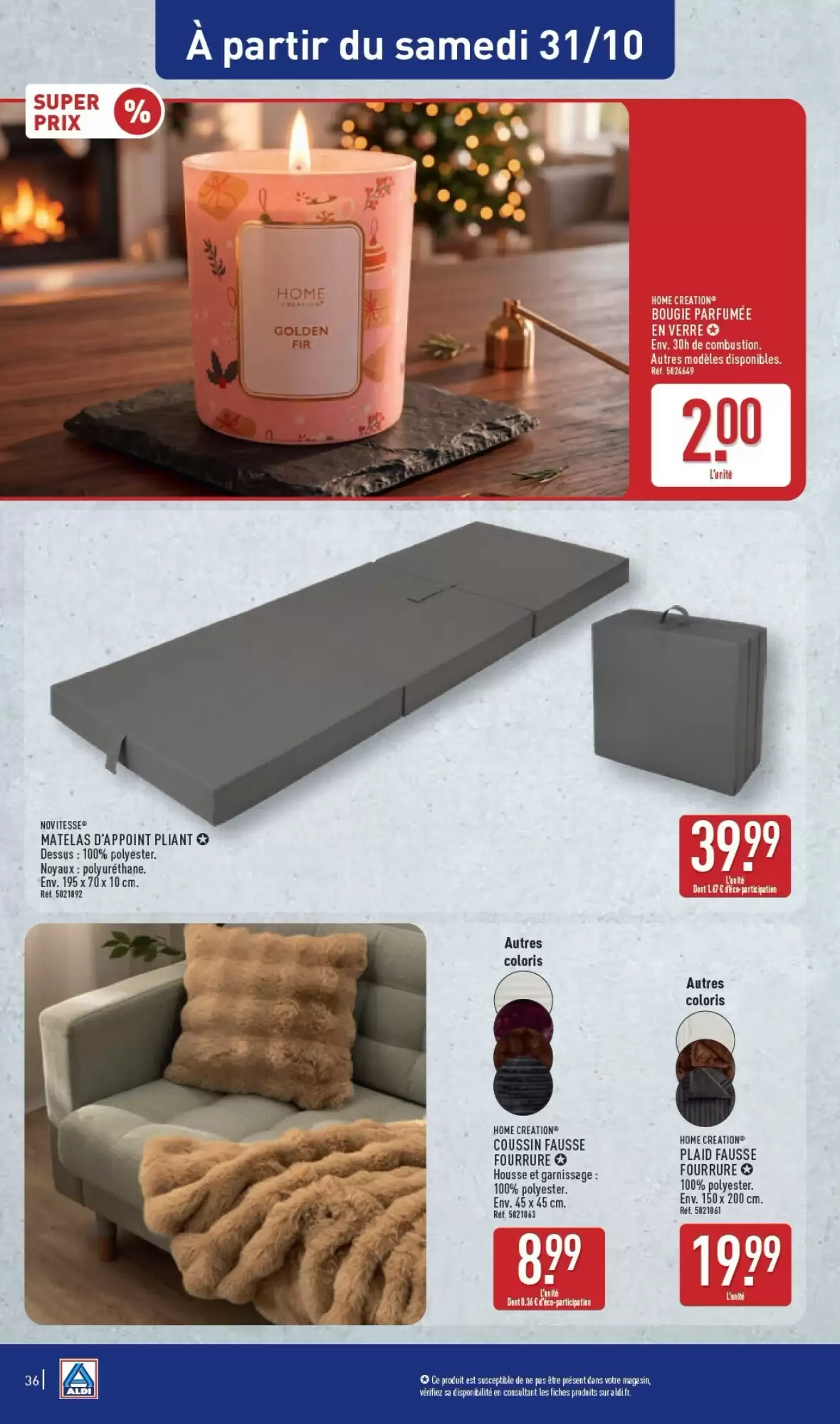 Prospectus promotionnel ALDI valable à partir du 27/10/2026 - Page 38.