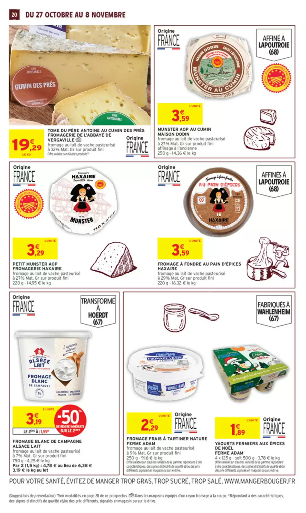 Prospectus promotionnel Intermarché valable à partir du 27/10/2026 - Page 20.