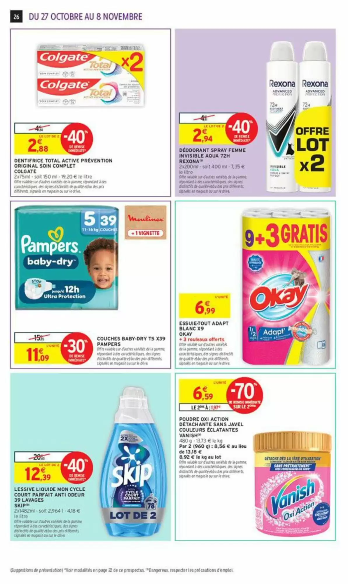 Prospectus promotionnel Intermarché valable à partir du 27/10/2026 - Page 26.