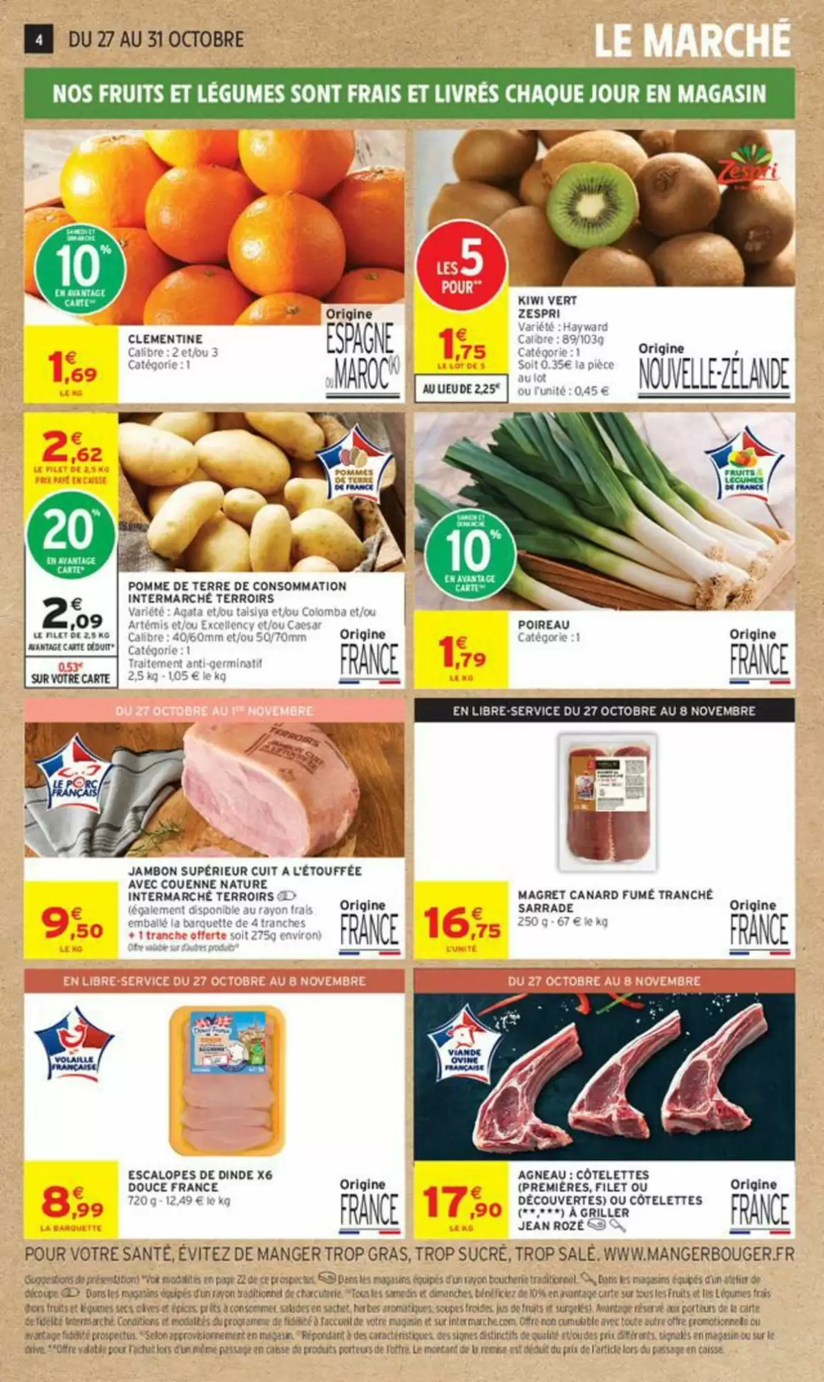 Prospectus promotionnel Intermarché valable à partir du 27/10/2026 - Page 4.