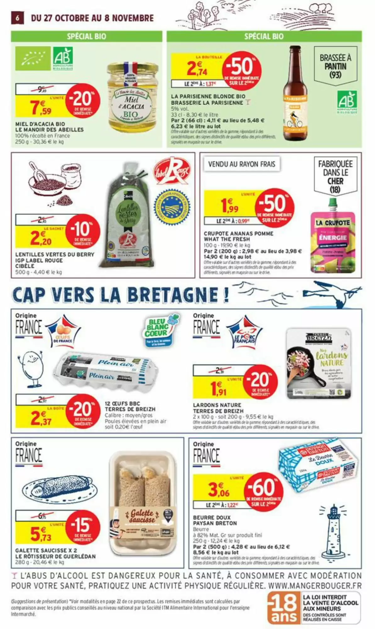 Prospectus promotionnel Intermarché valable à partir du 27/10/2026 - Page 6.