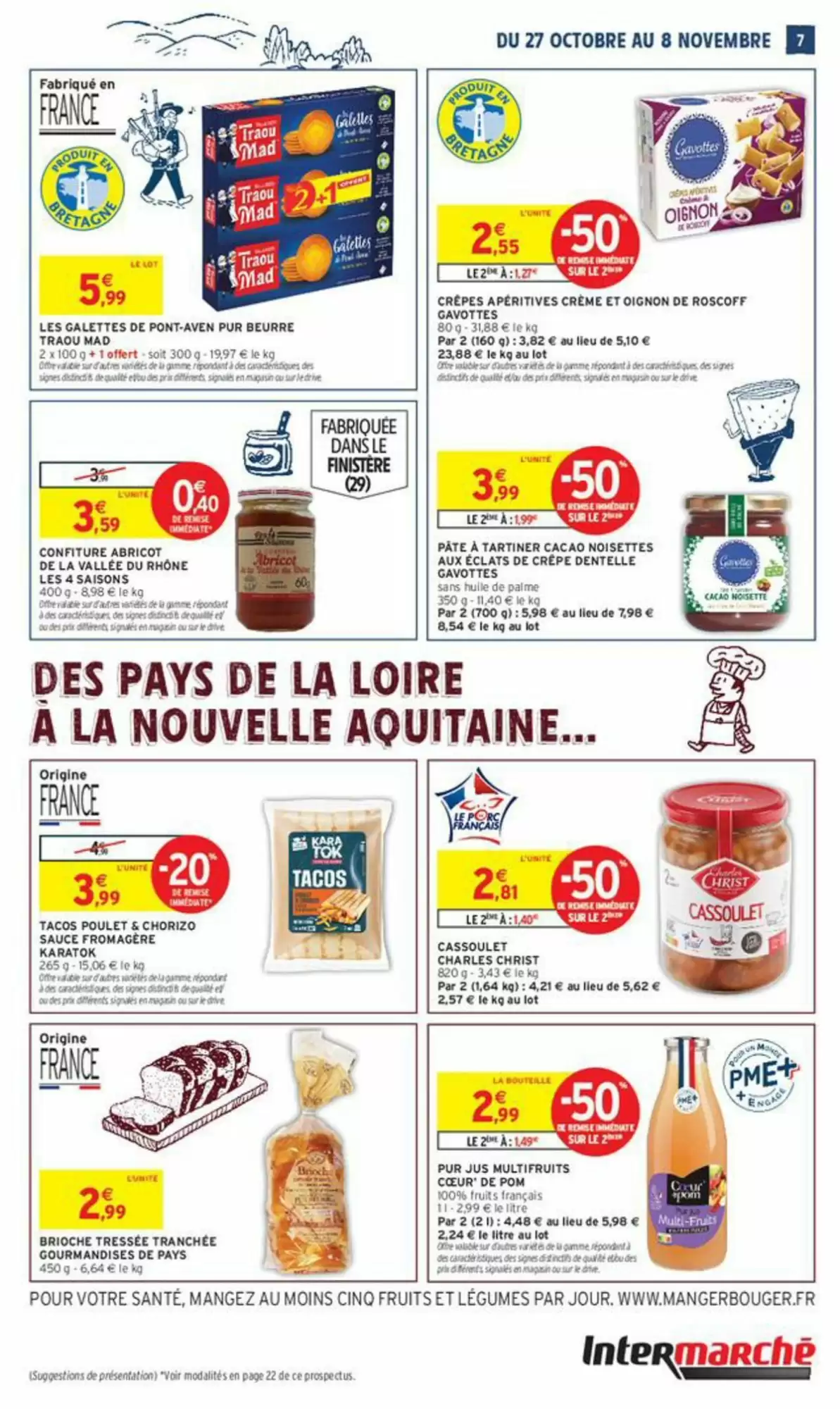 Prospectus promotionnel Intermarché valable à partir du 27/10/2026 - Page 7.