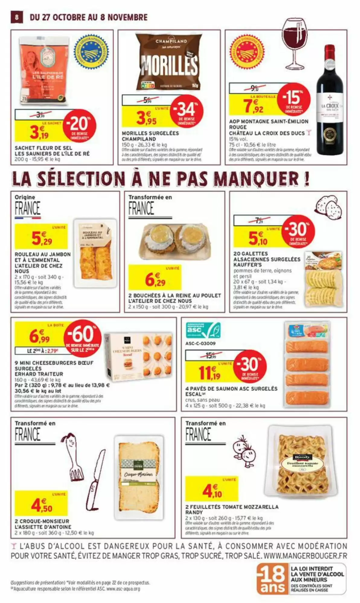 Prospectus promotionnel Intermarché valable à partir du 27/10/2026 - Page 8.