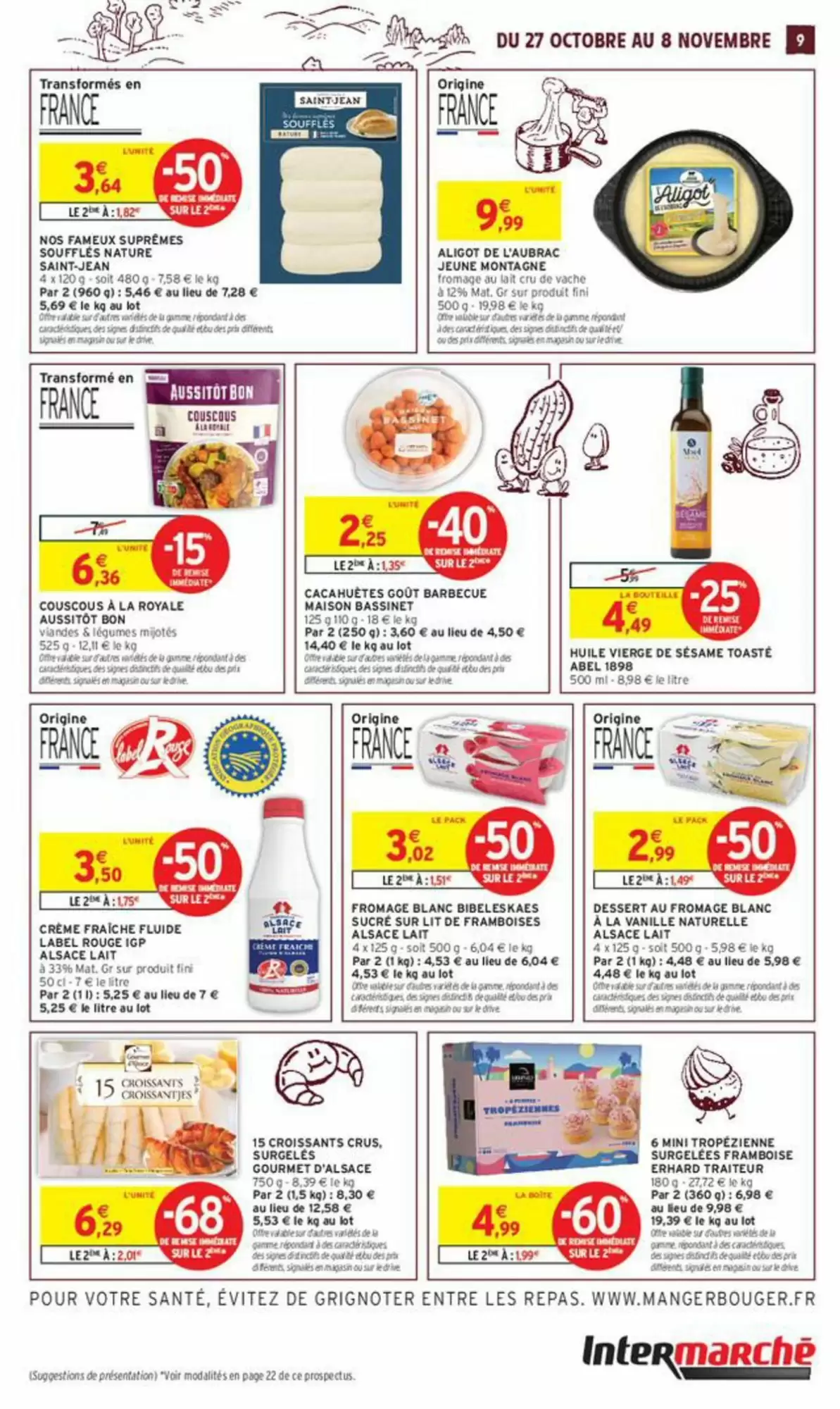 Prospectus promotionnel Intermarché valable à partir du 27/10/2026 - Page 9.