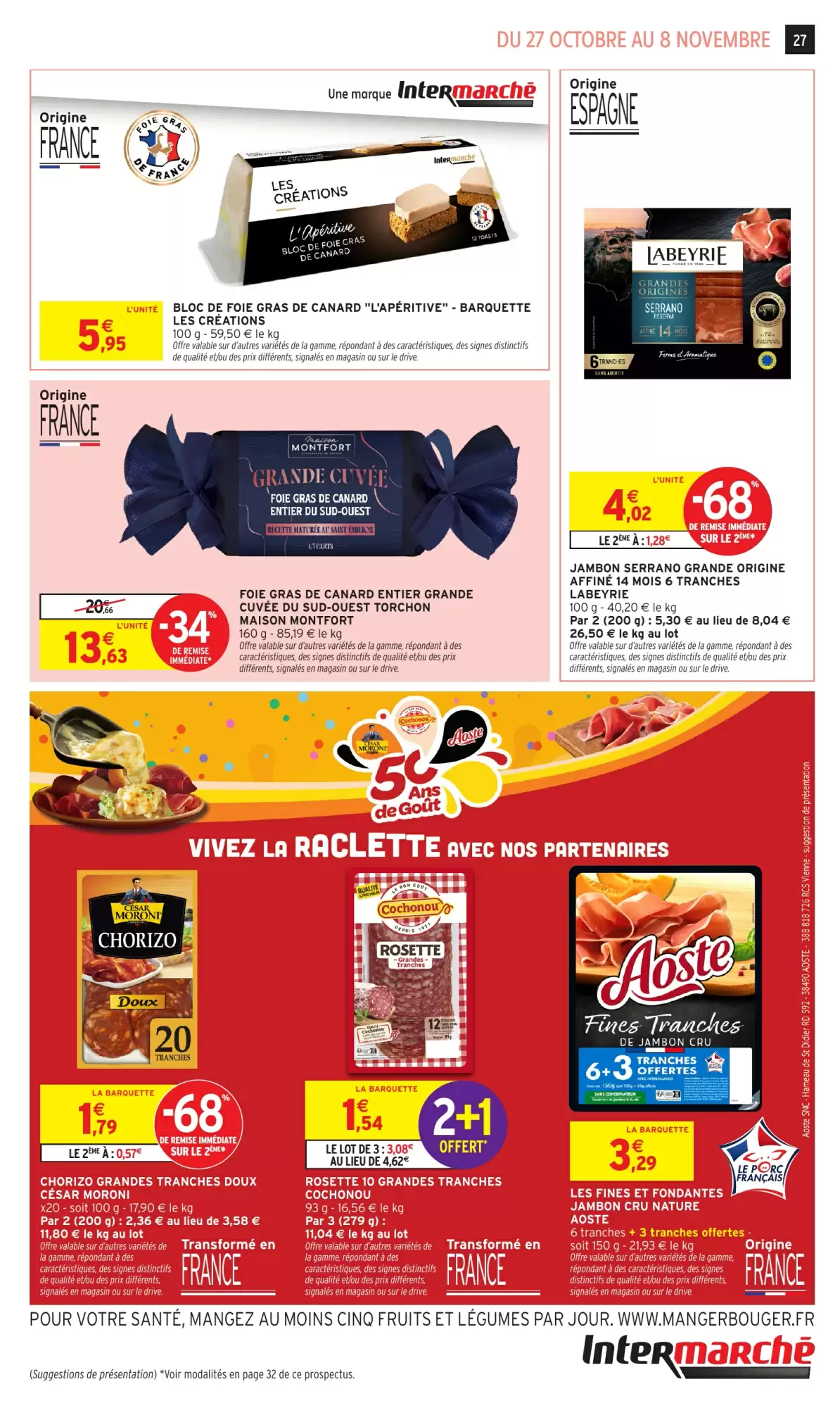 Prospectus promotionnel Intermarché Hyper valable à partir du 27/10/2026 - Page 15.
