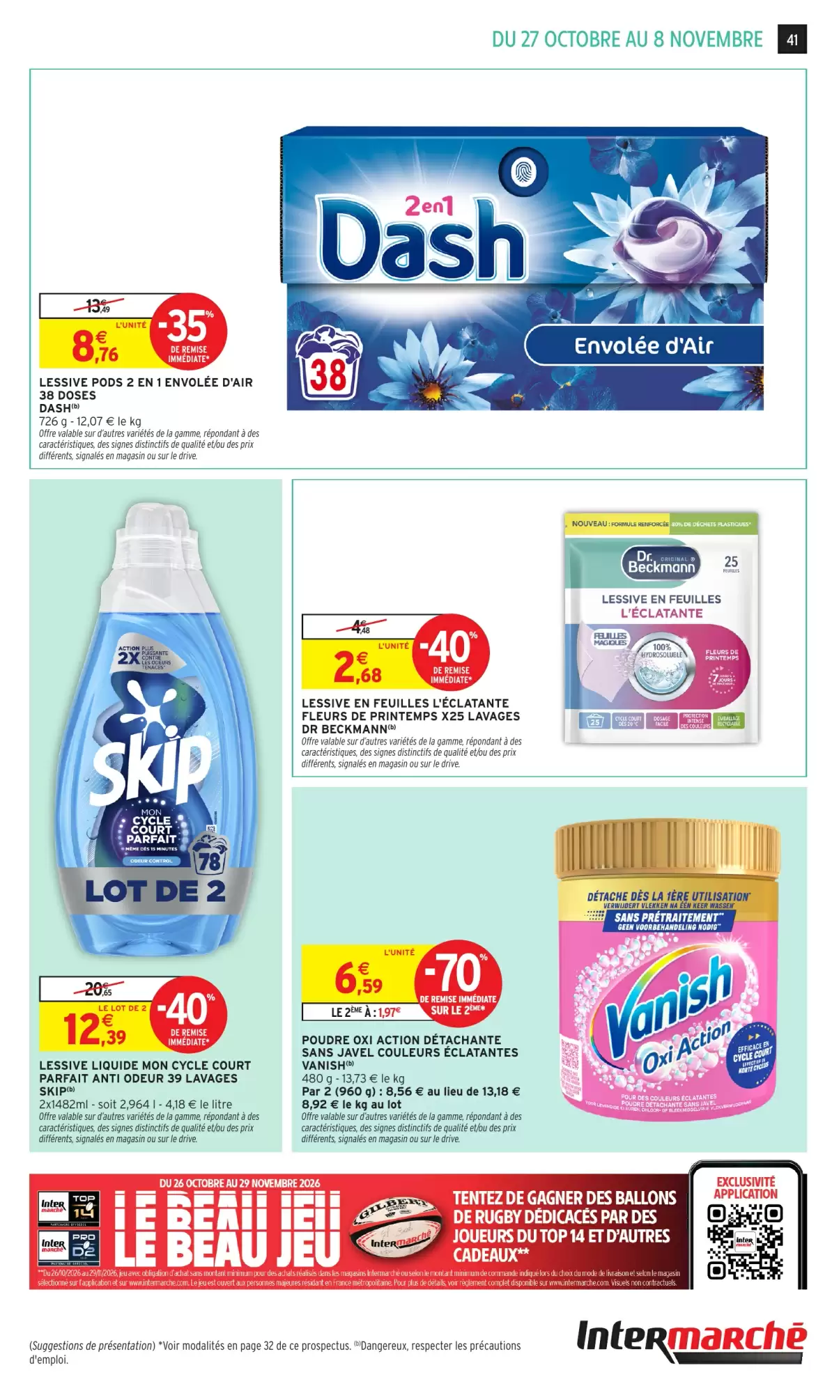 Prospectus promotionnel Intermarché Hyper valable à partir du 27/10/2026 - Page 29.