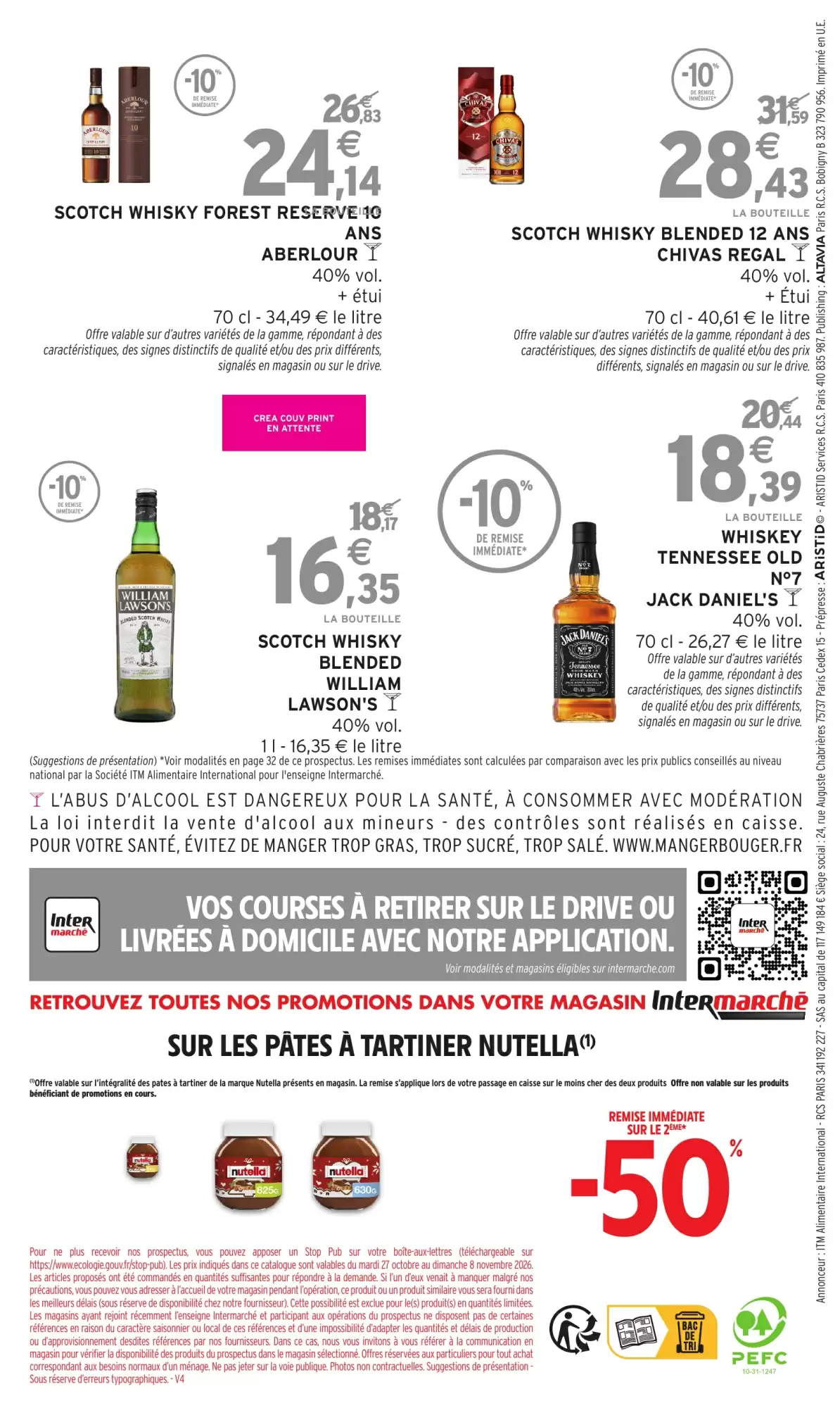 Prospectus promotionnel Intermarché Hyper valable à partir du 27/10/2026 - Page 36.