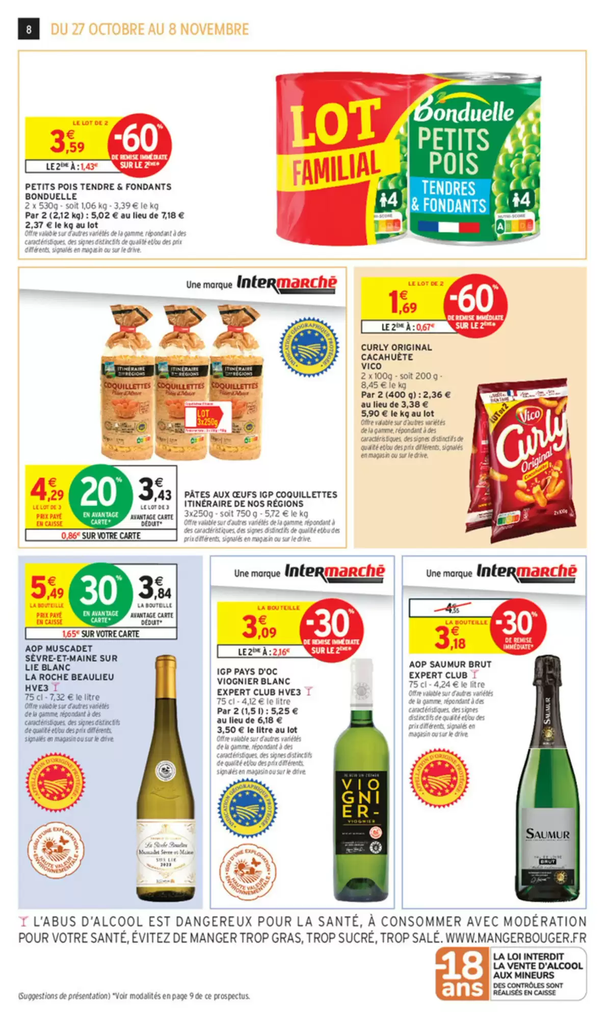 Prospectus promotionnel Intermarché valable à partir du 27/10/2026 - Page 8.