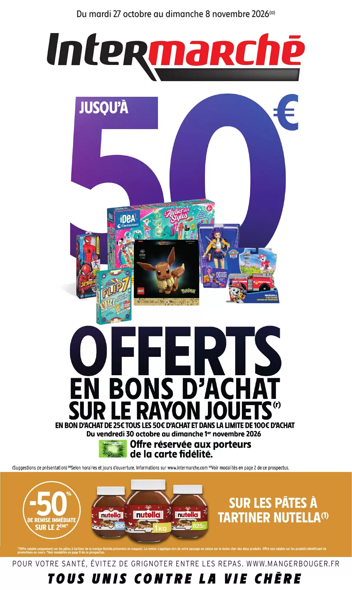 Prospectus promotionnel Intermarché valable à partir du 27/10/2026 - Page 1.