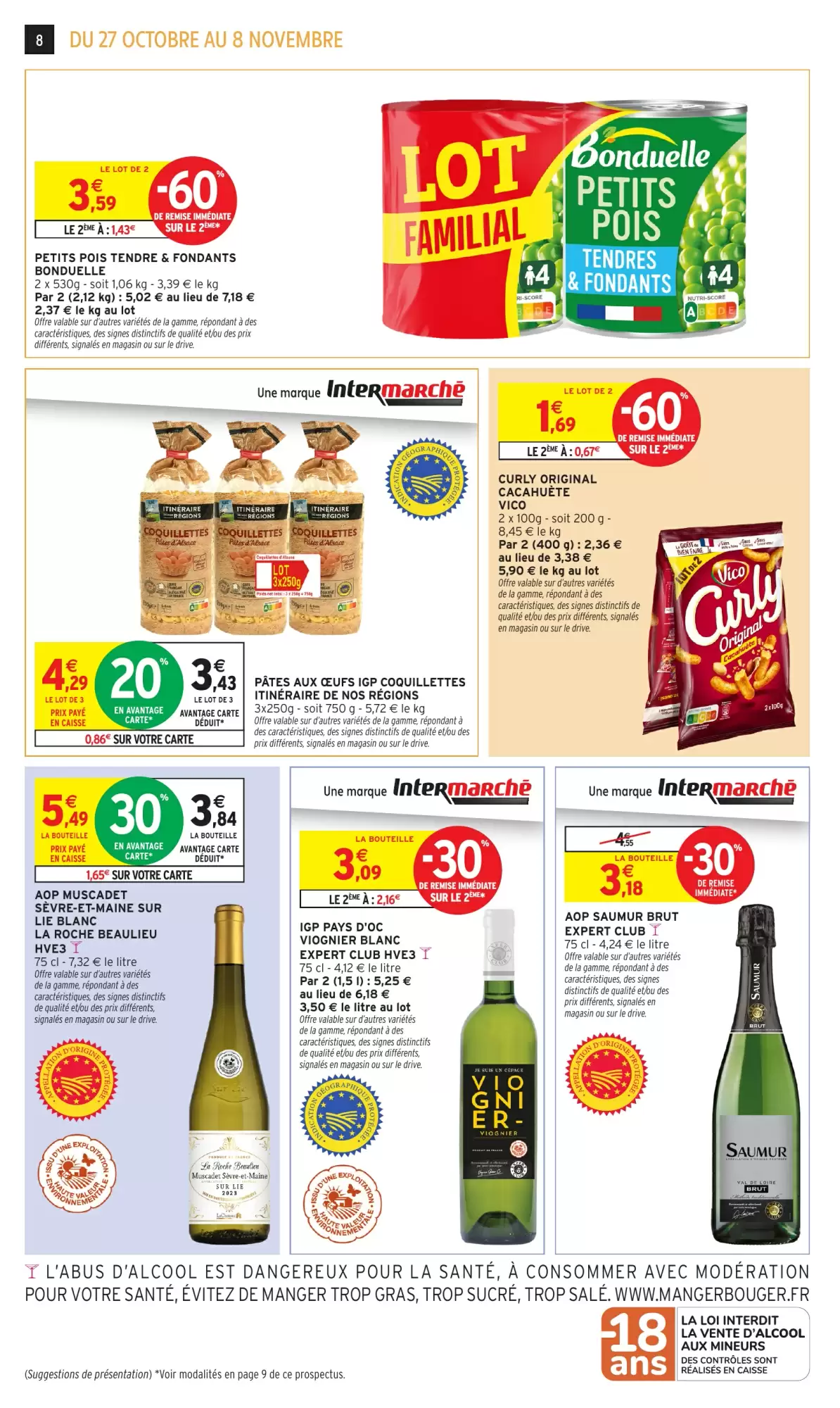 Prospectus promotionnel Intermarché valable à partir du 27/10/2026 - Page 8.