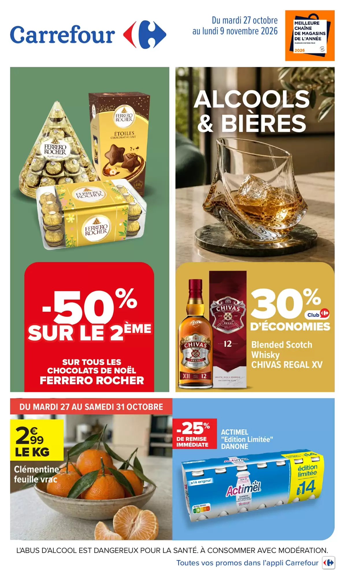 Prospectus promotionnel Carrefour valable à partir du 27/10/2026 - Page 1.