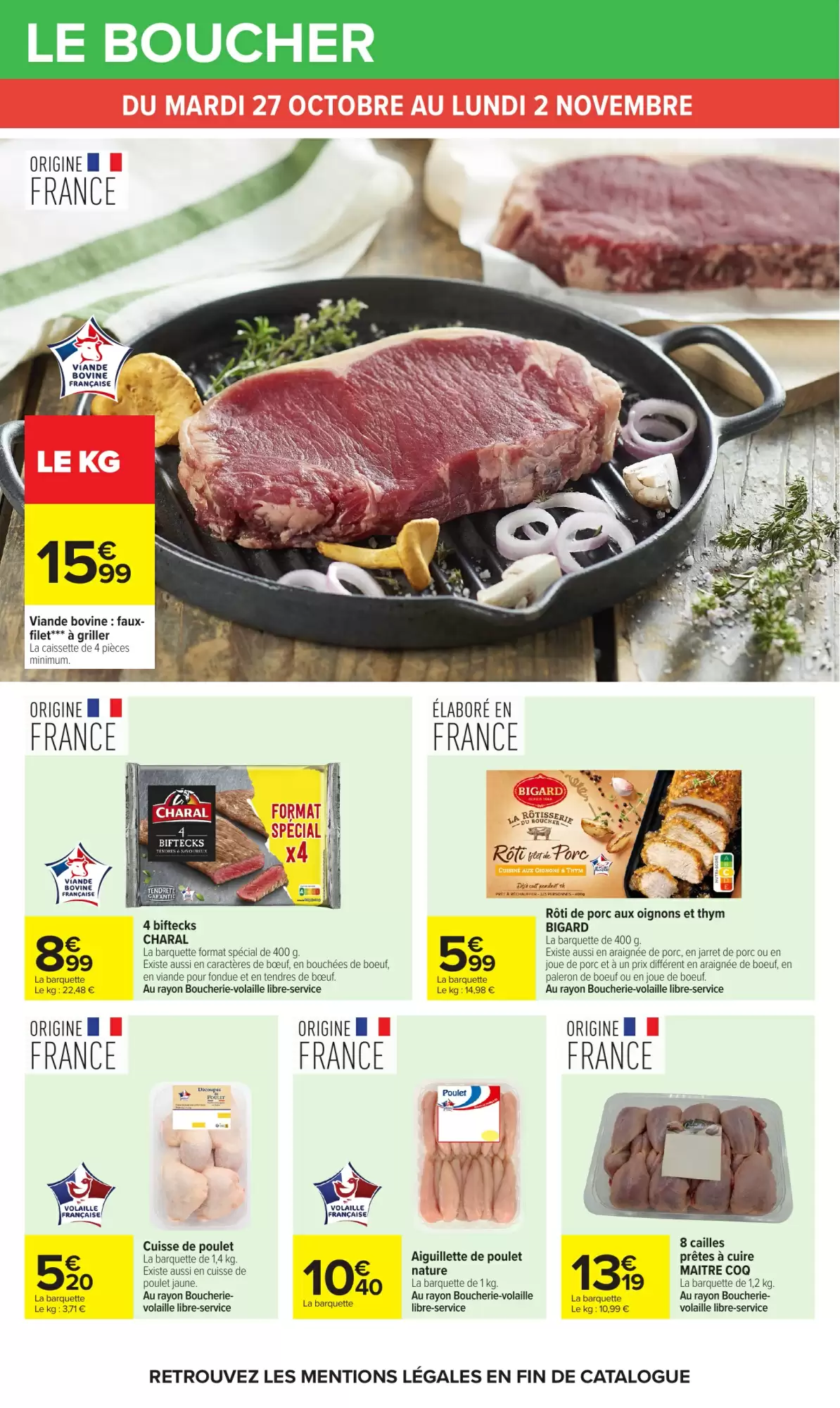 Prospectus promotionnel Carrefour valable à partir du 27/10/2026 - Page 22.