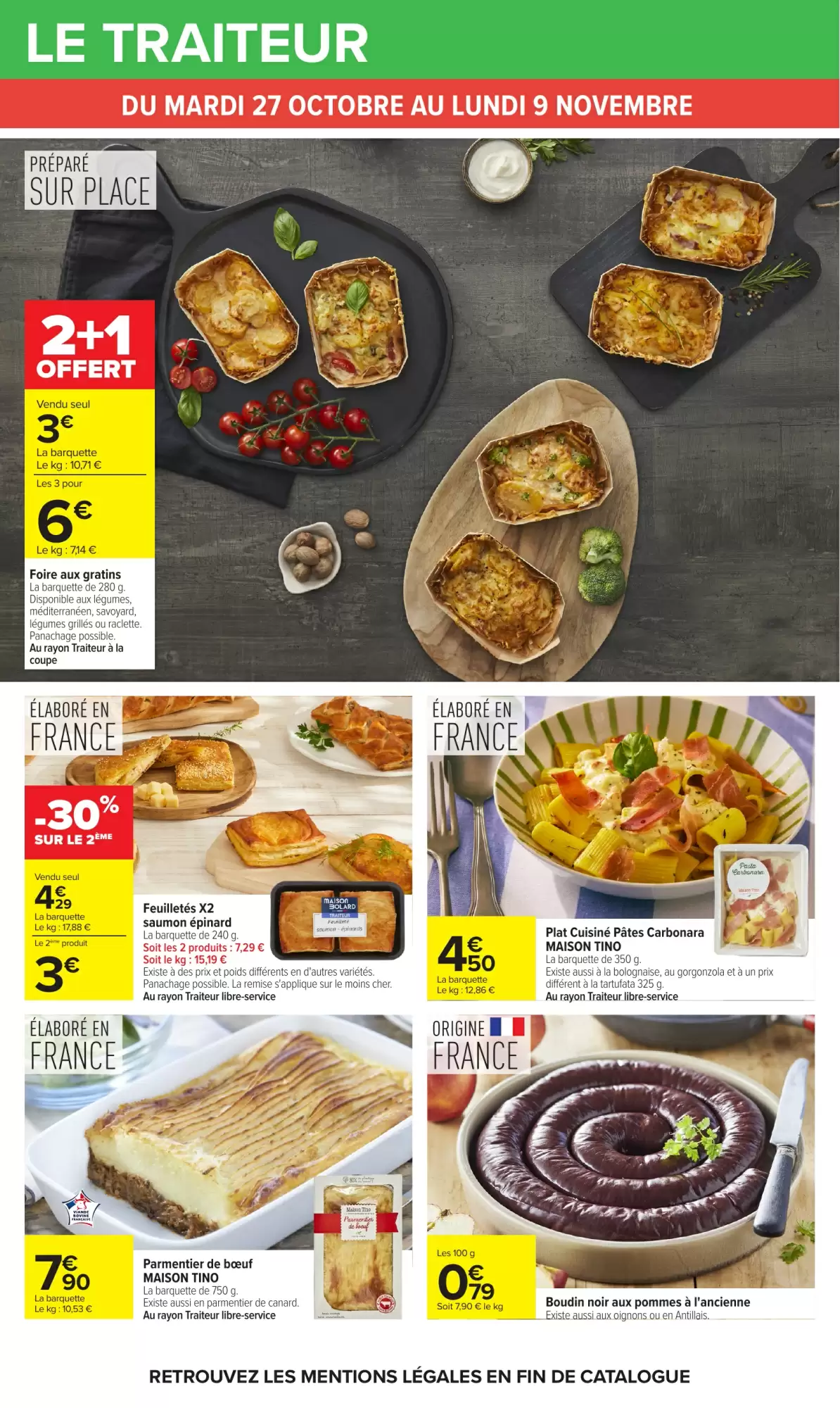 Prospectus promotionnel Carrefour valable à partir du 27/10/2026 - Page 24.