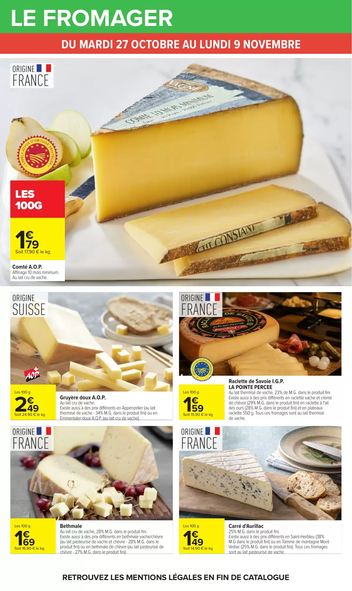 Prospectus promotionnel Carrefour valable à partir du 27/10/2026 - Page 25.