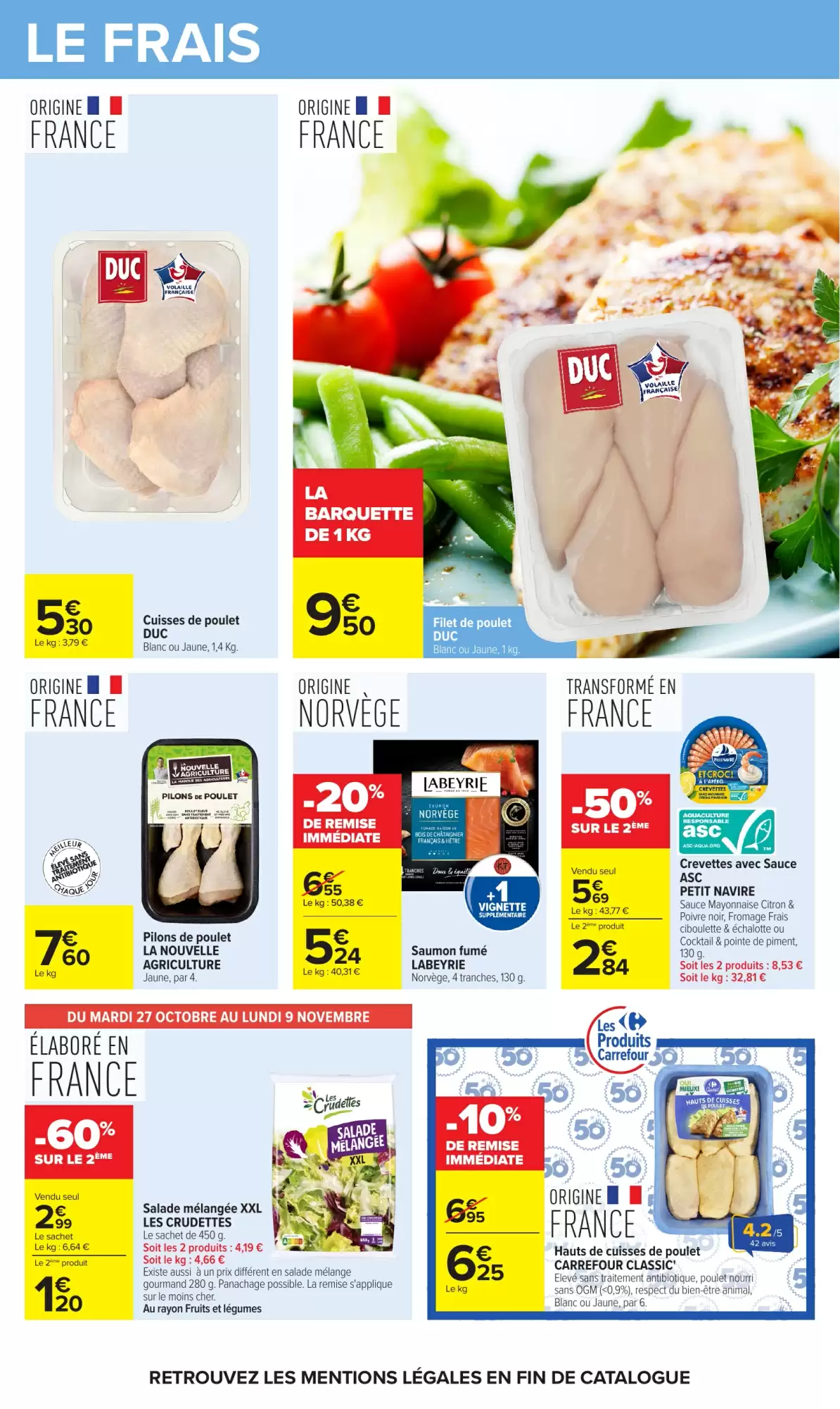Prospectus promotionnel Carrefour valable à partir du 27/10/2026 - Page 32.