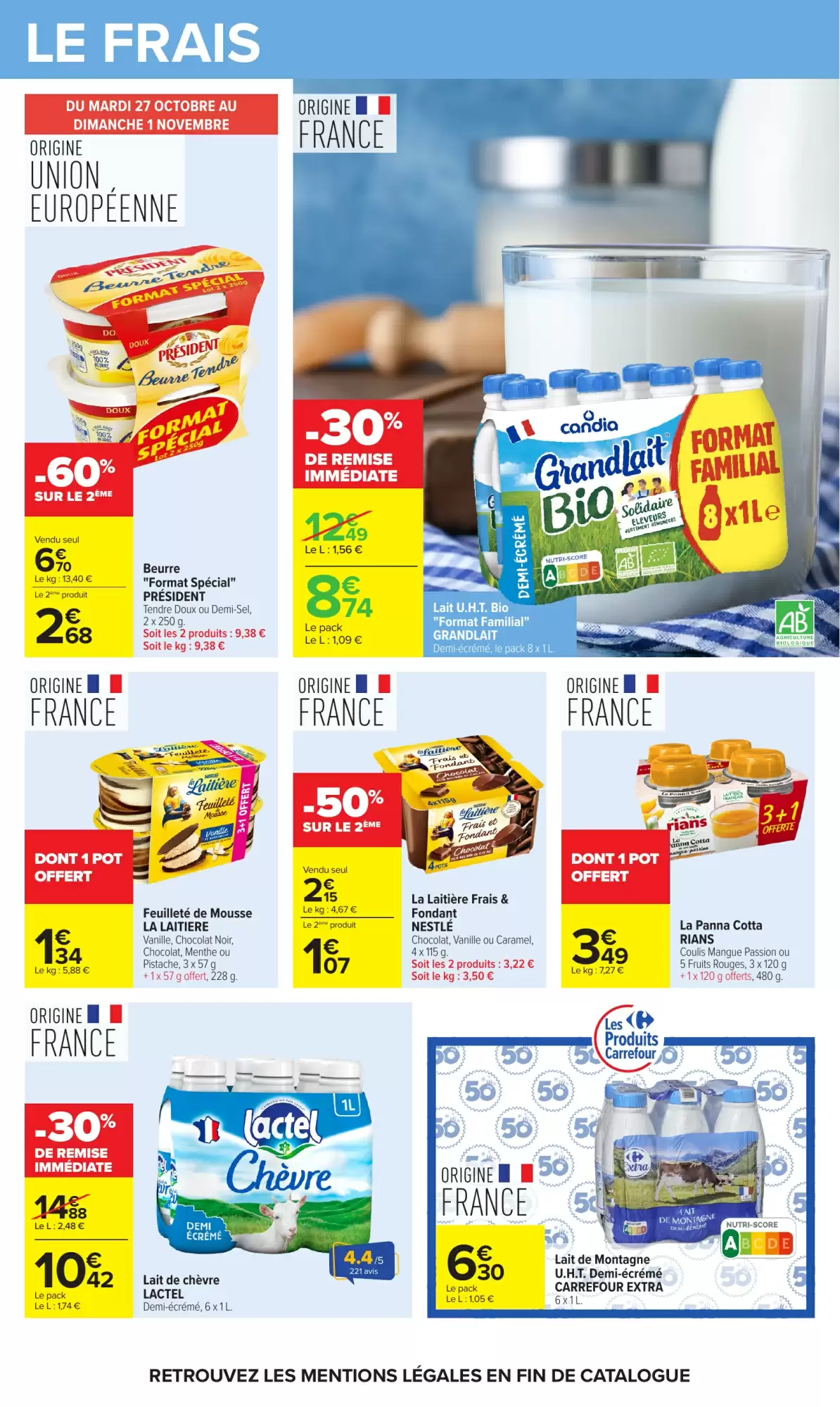 Prospectus promotionnel Carrefour valable à partir du 27/10/2026 - Page 36.