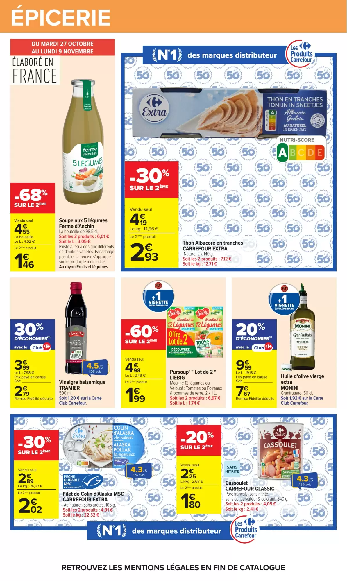 Prospectus promotionnel Carrefour valable à partir du 27/10/2026 - Page 51.